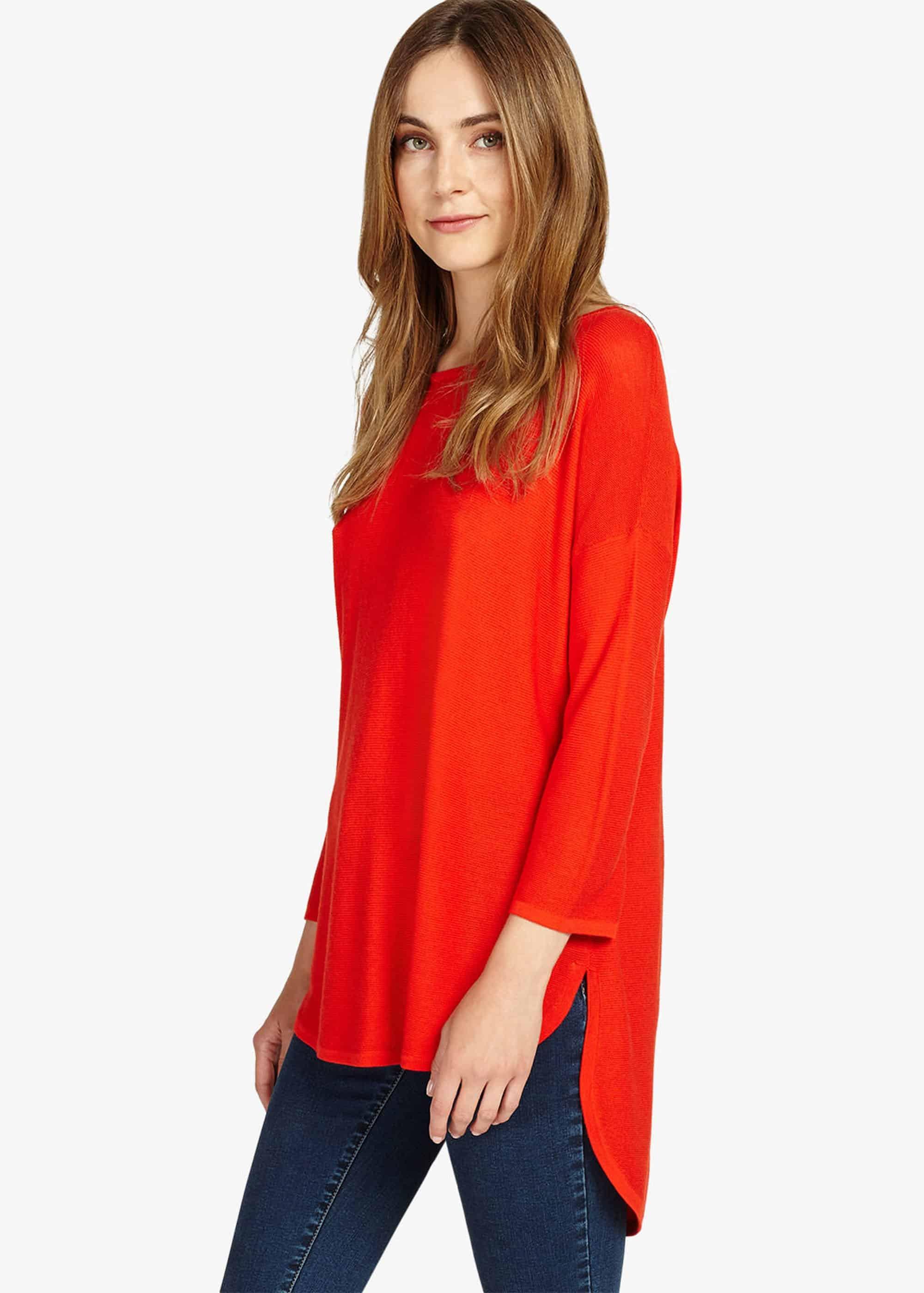 Megg Curve Hem Jumper