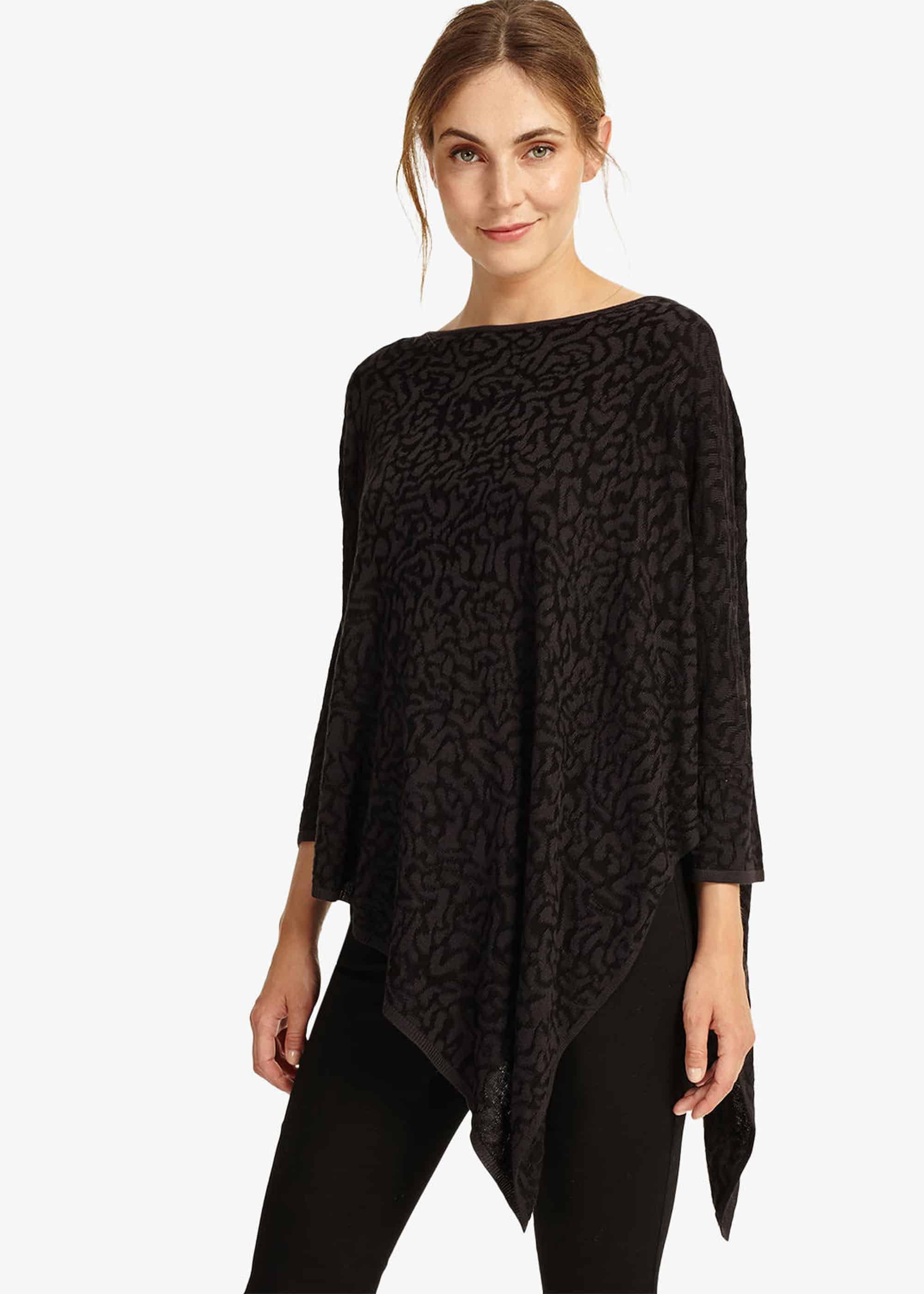 Melinda Jacquard Asymmetric Knitted Jumper