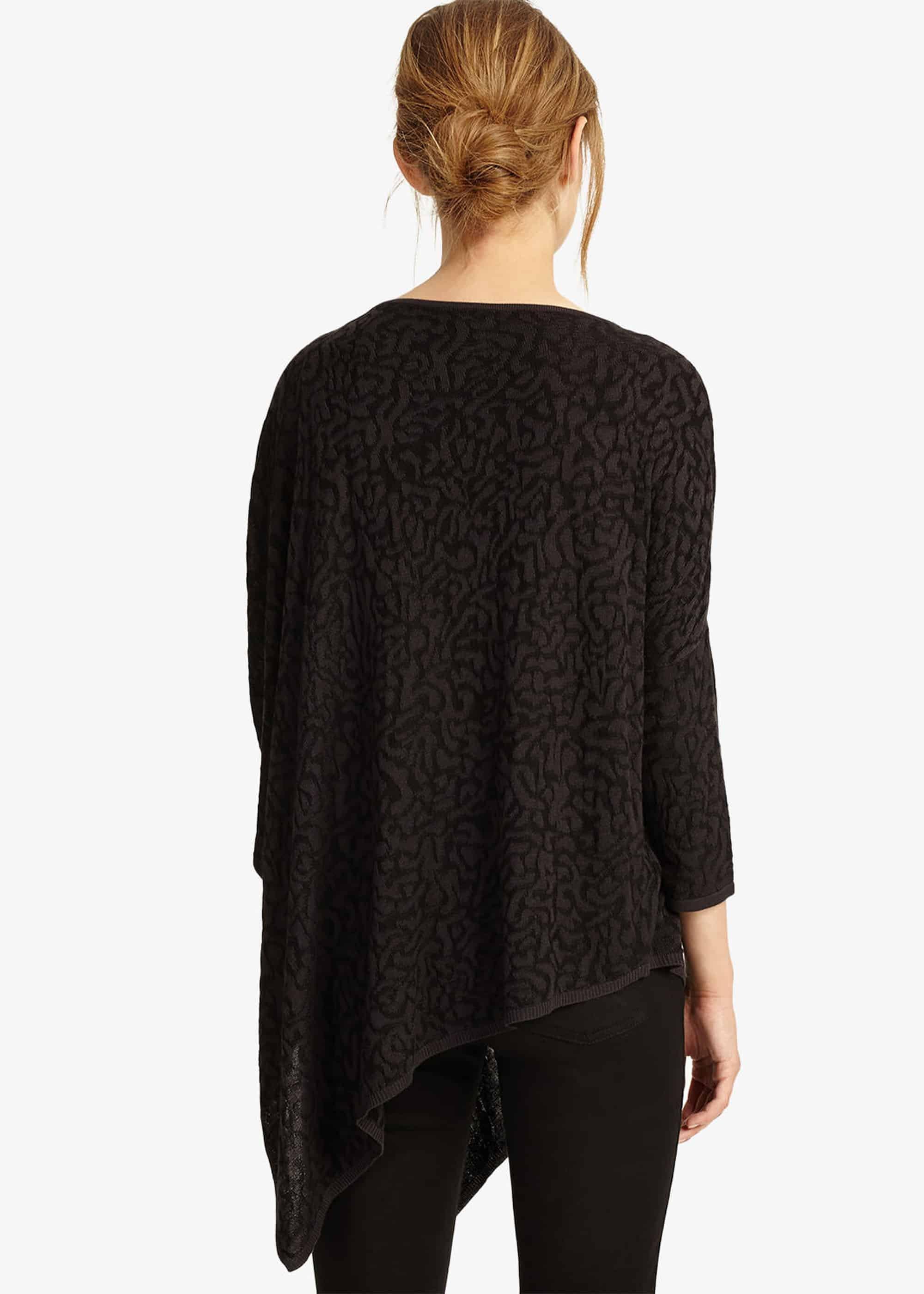 Melinda Jacquard Asymmetric Knitted Jumper