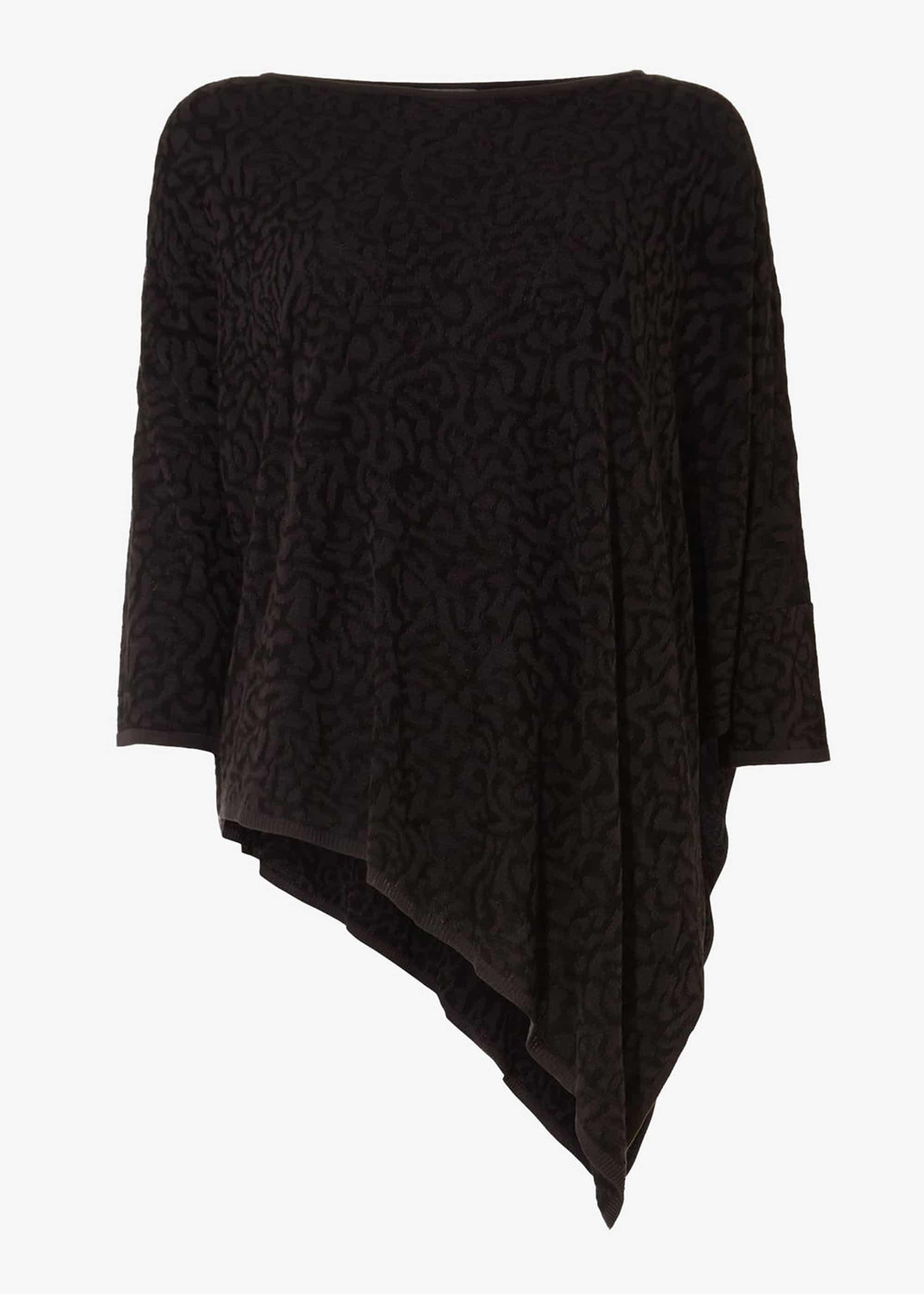Melinda Jacquard Asymmetric Knitted Jumper