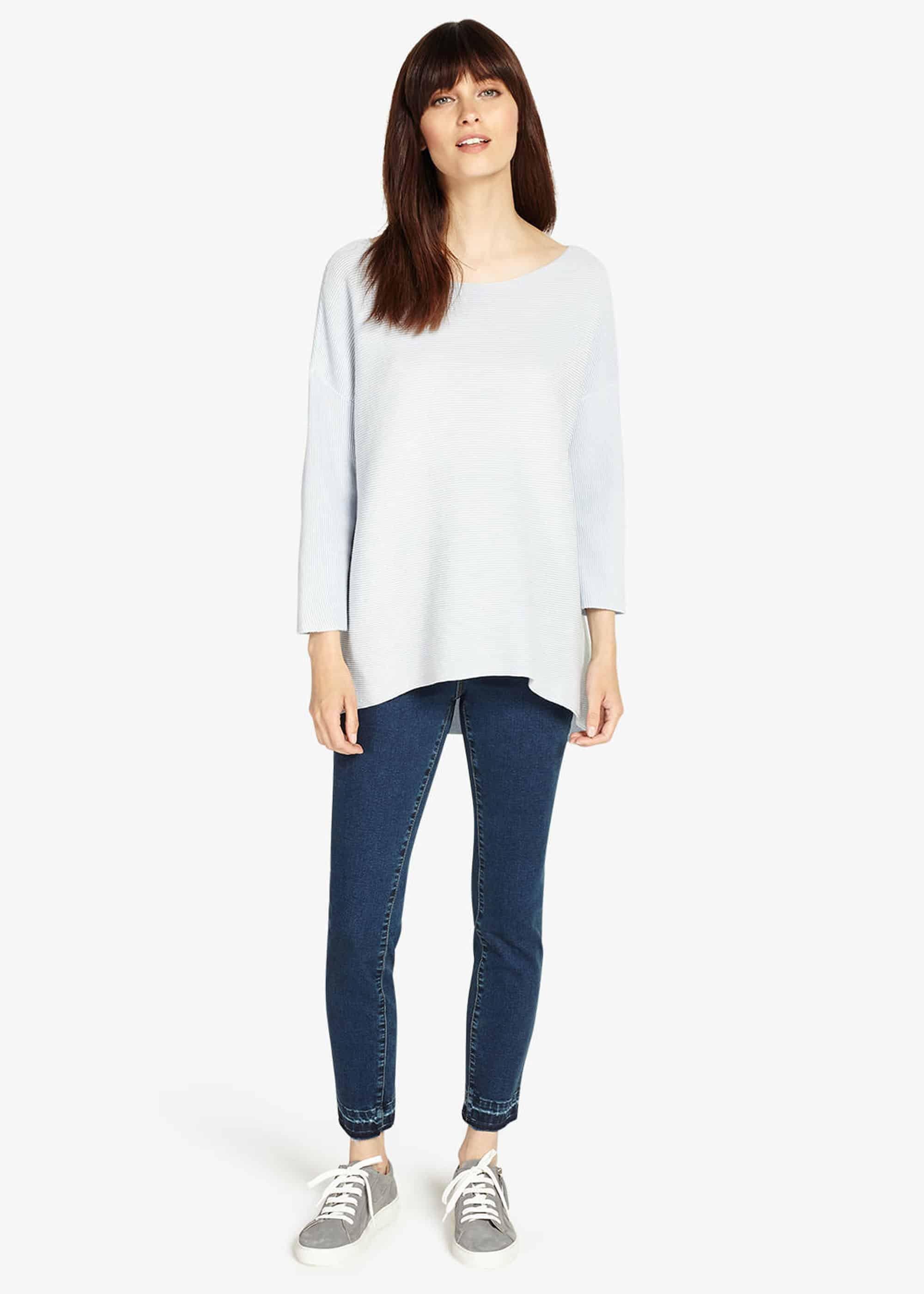 Piera Ripple Stitch Knit Top