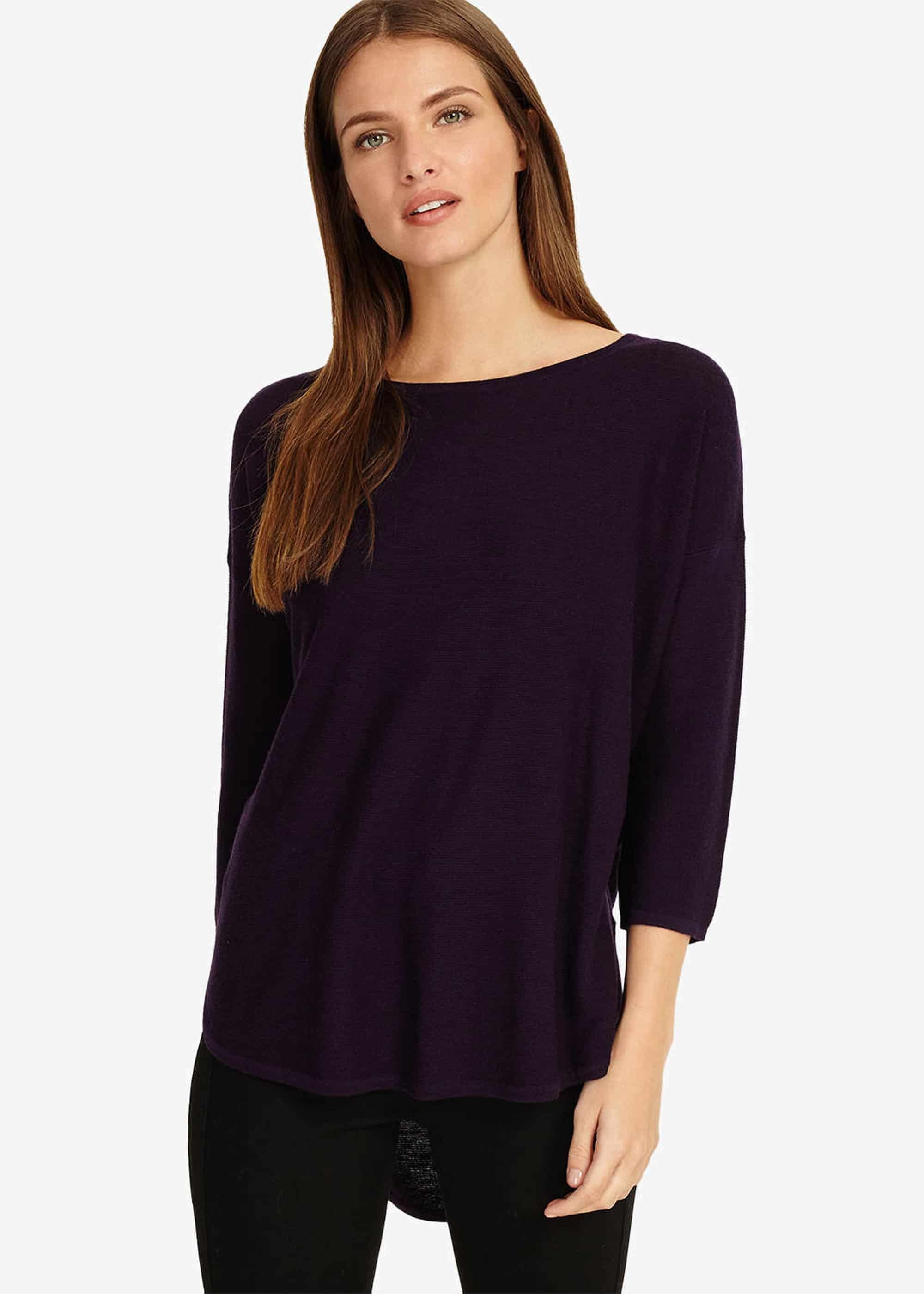 Megg Curve Hem Jumper
