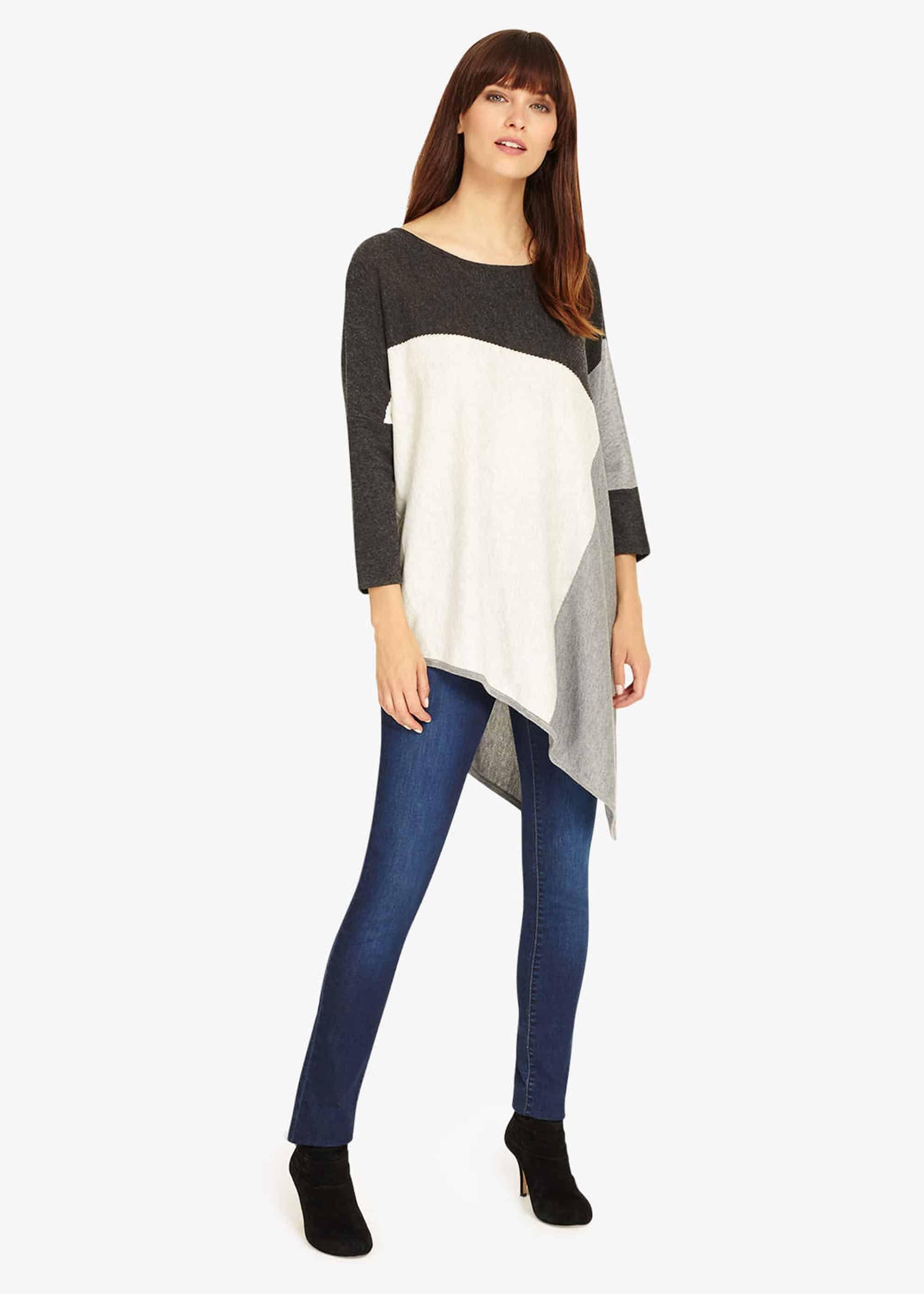 Melinda Colour Block Knitted Jumper