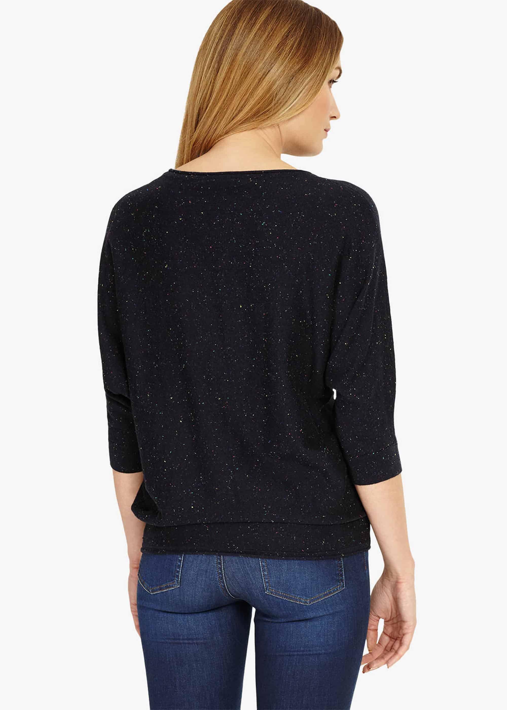 Becca Coloured Fleck Batwing Jumper