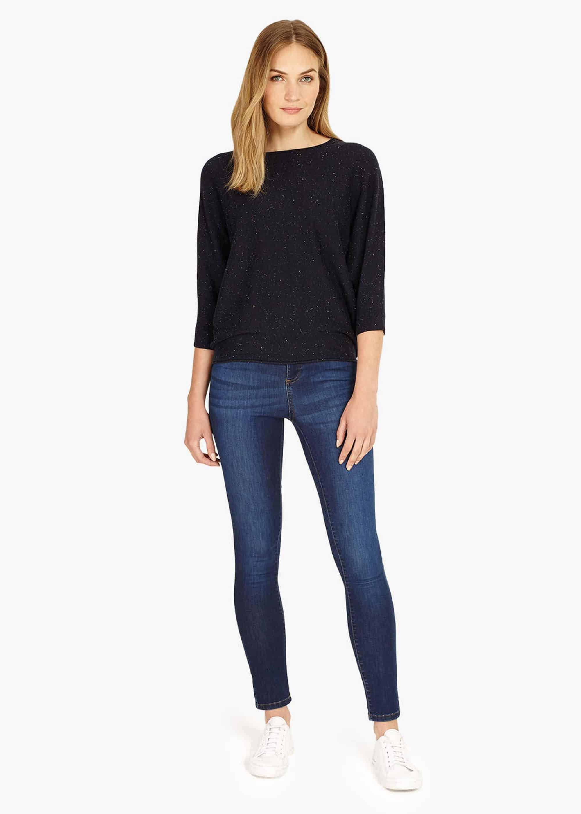 Becca Coloured Fleck Batwing Jumper