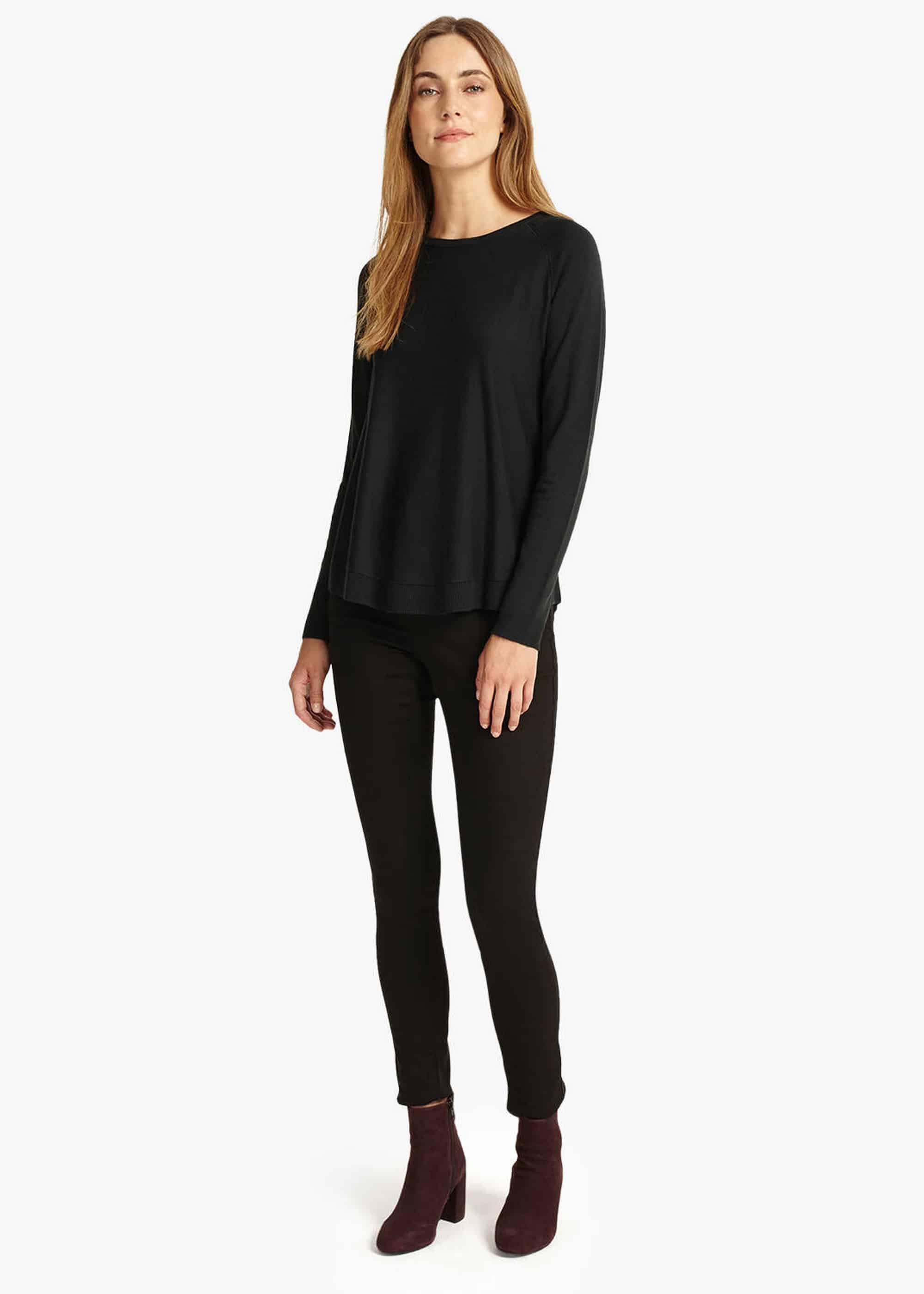 Terza Zip Back Swing Knitted Jumper
