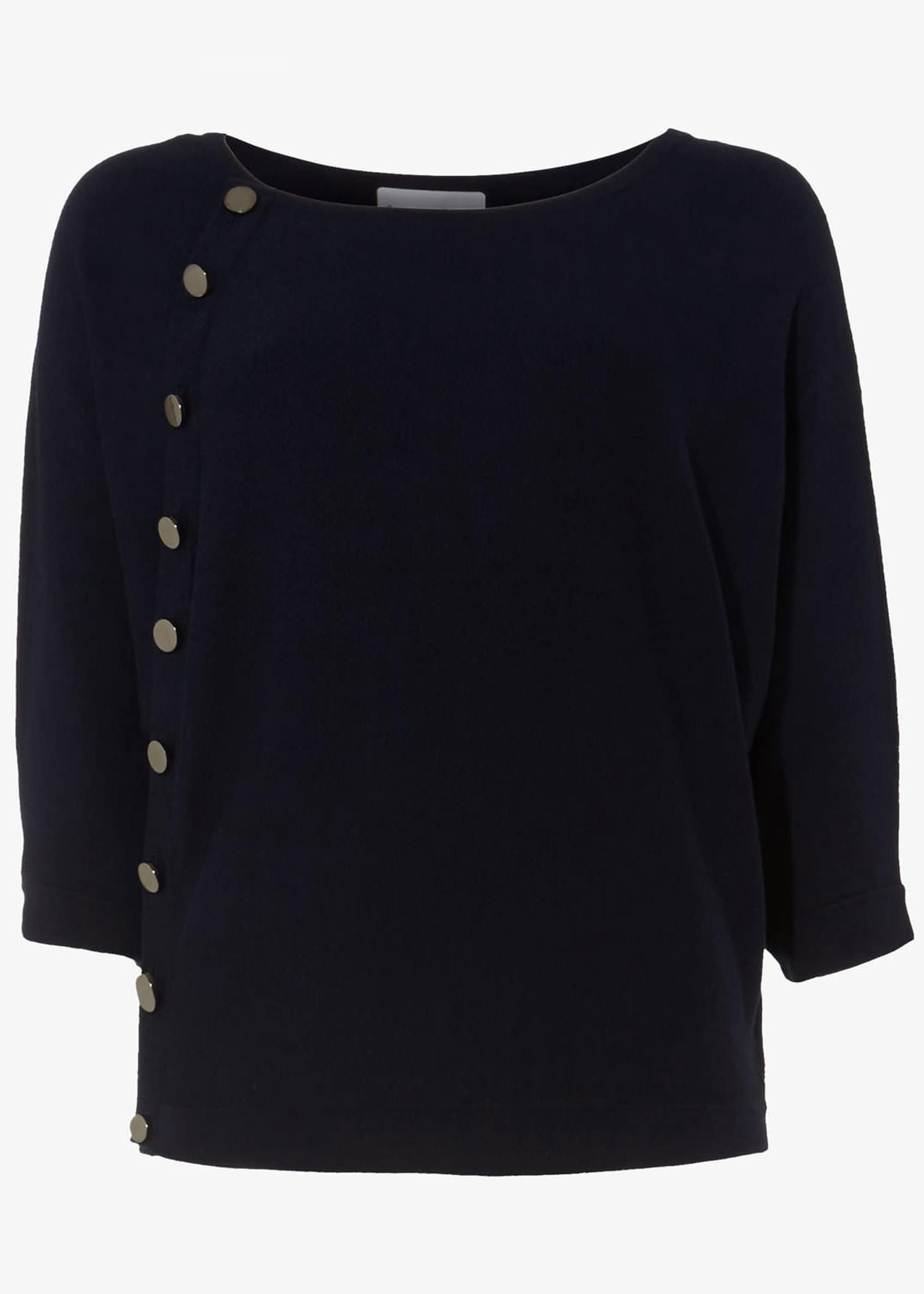 Natka Button Knit Top