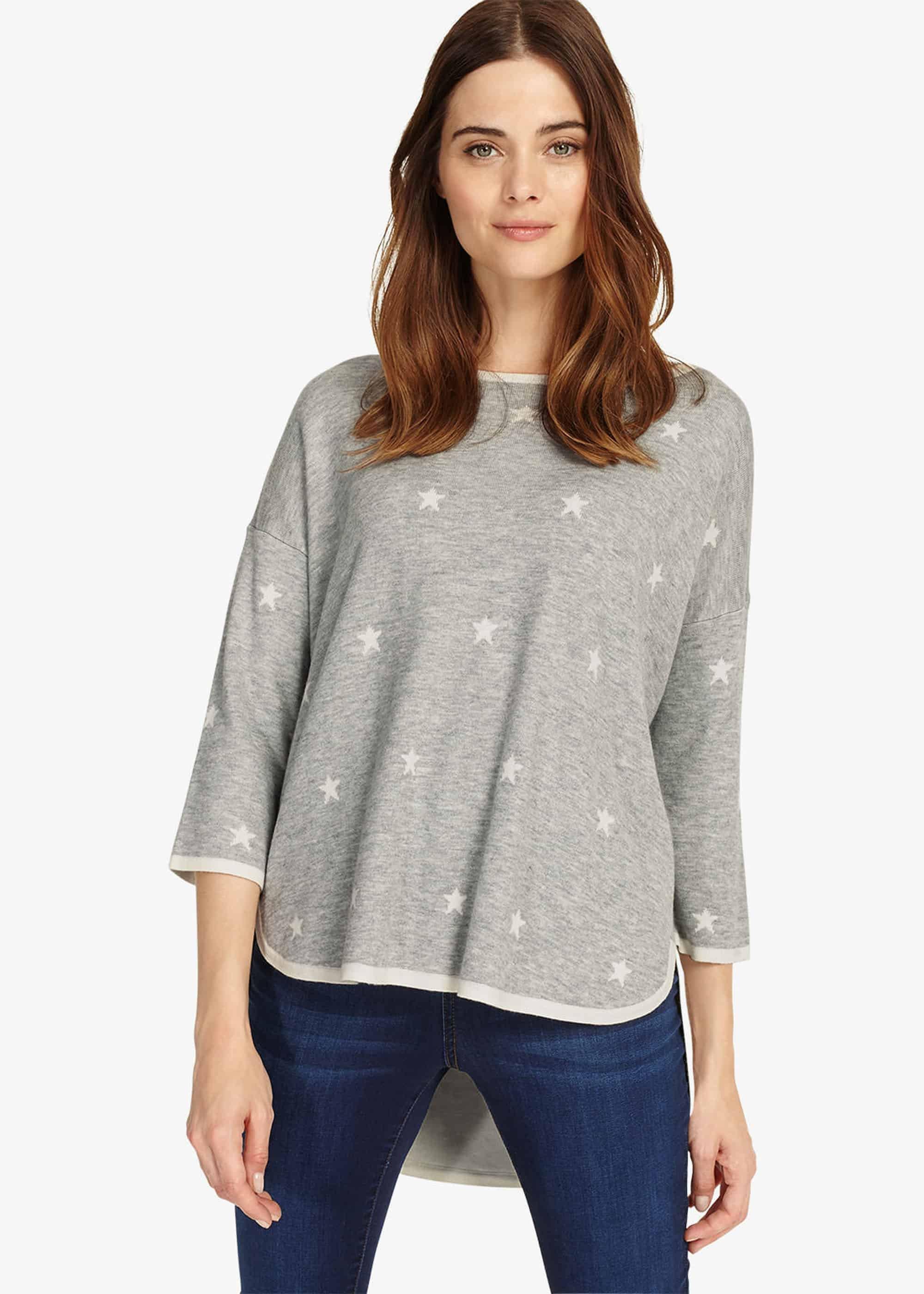Megg Star Jacquard Knitted Jumper