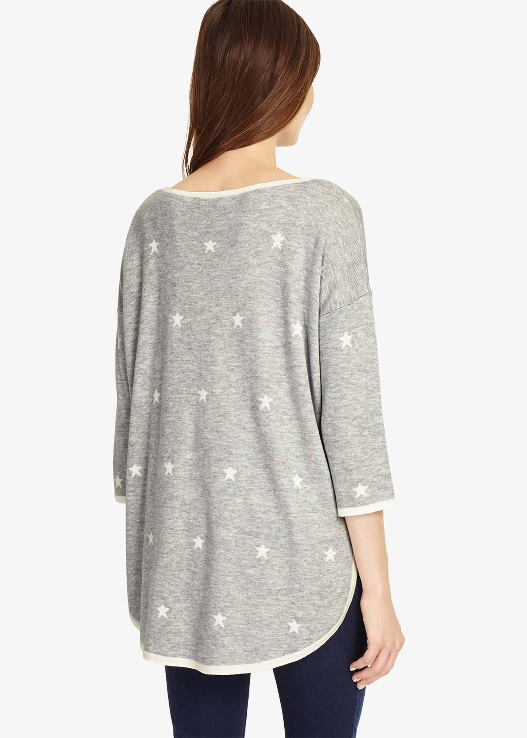 Megg Star Jacquard Knitted Jumper