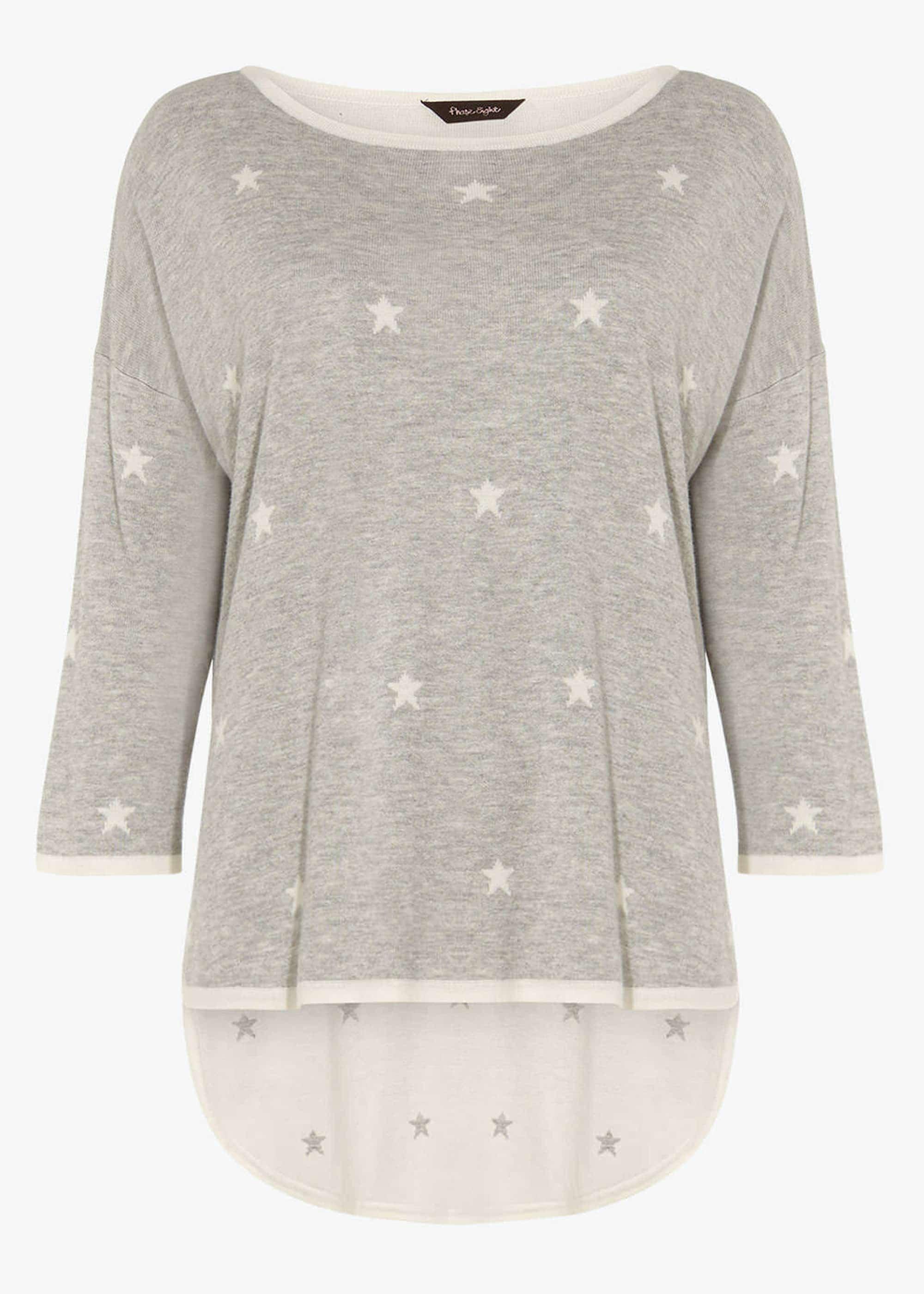 Megg Star Jacquard Knitted Jumper