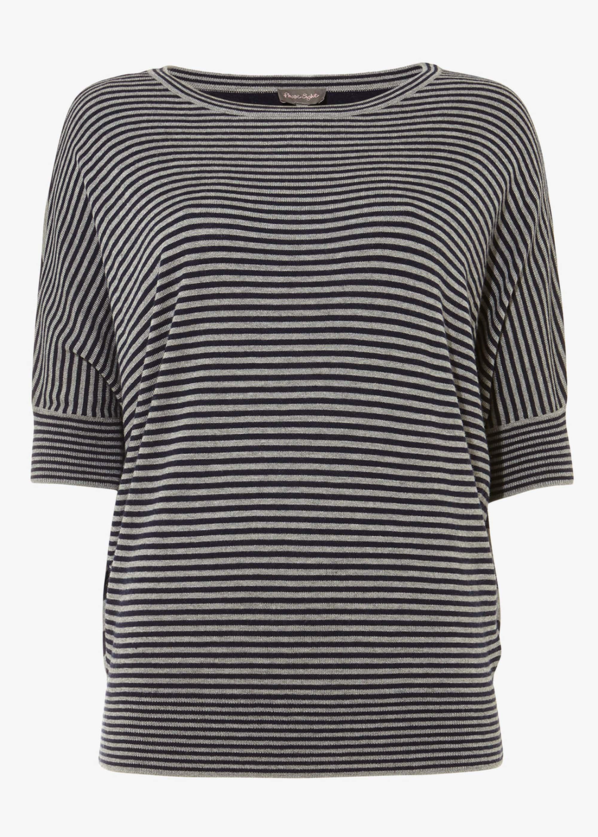 Becca Mix Stripe Batwing Jumper