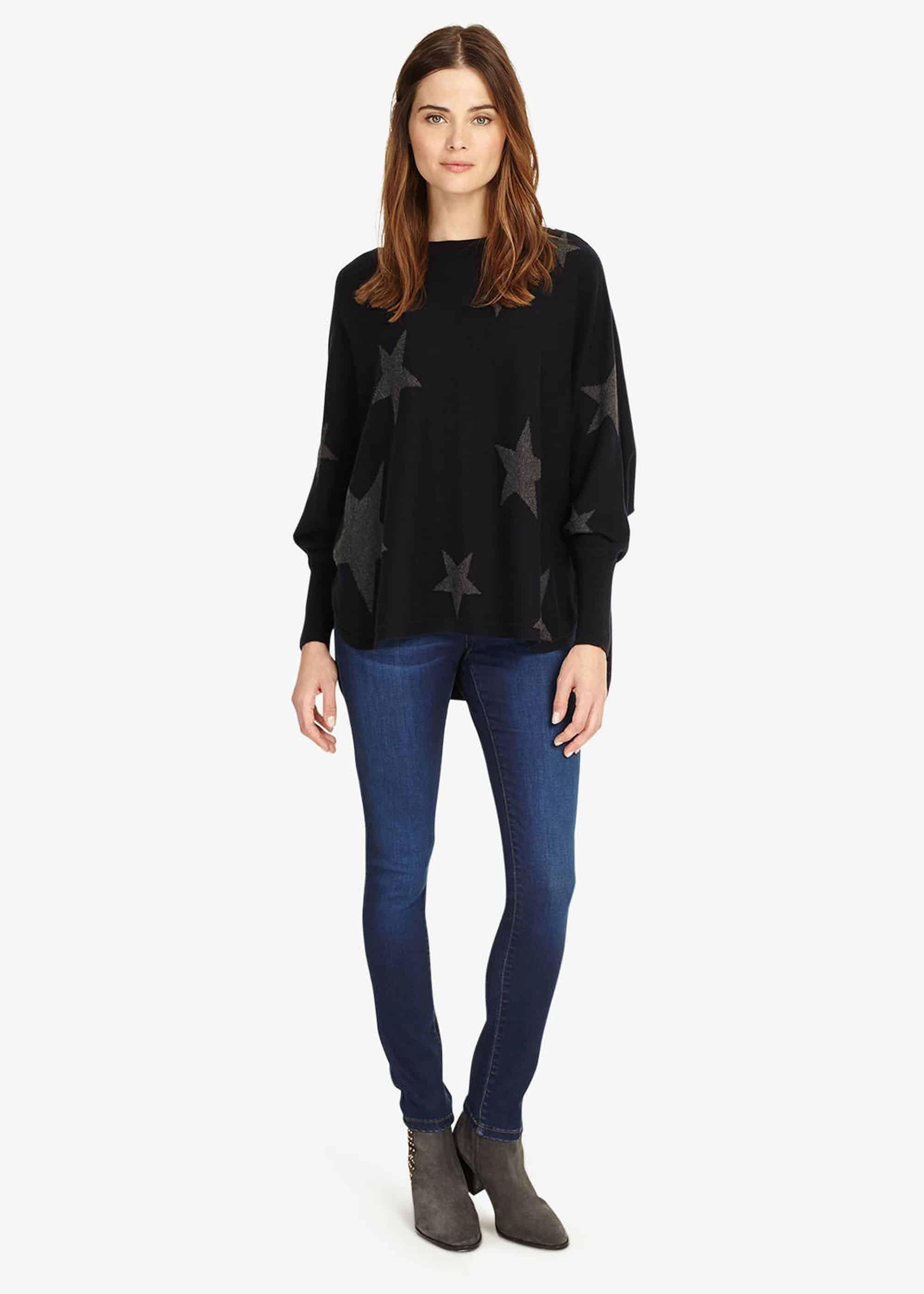 Suzette Star Jacquard Jumper
