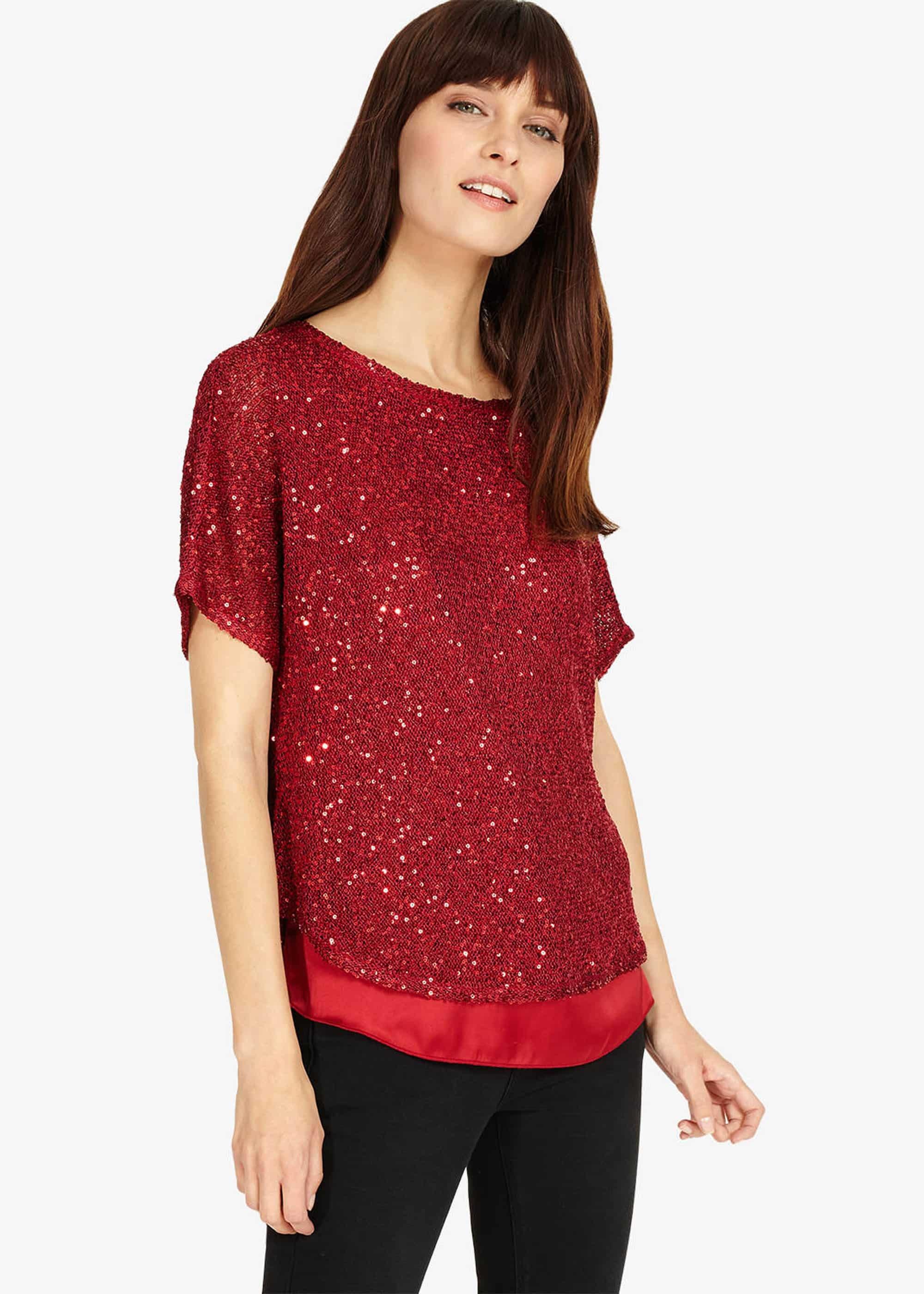 Macey Sequin Knitted Jumper
