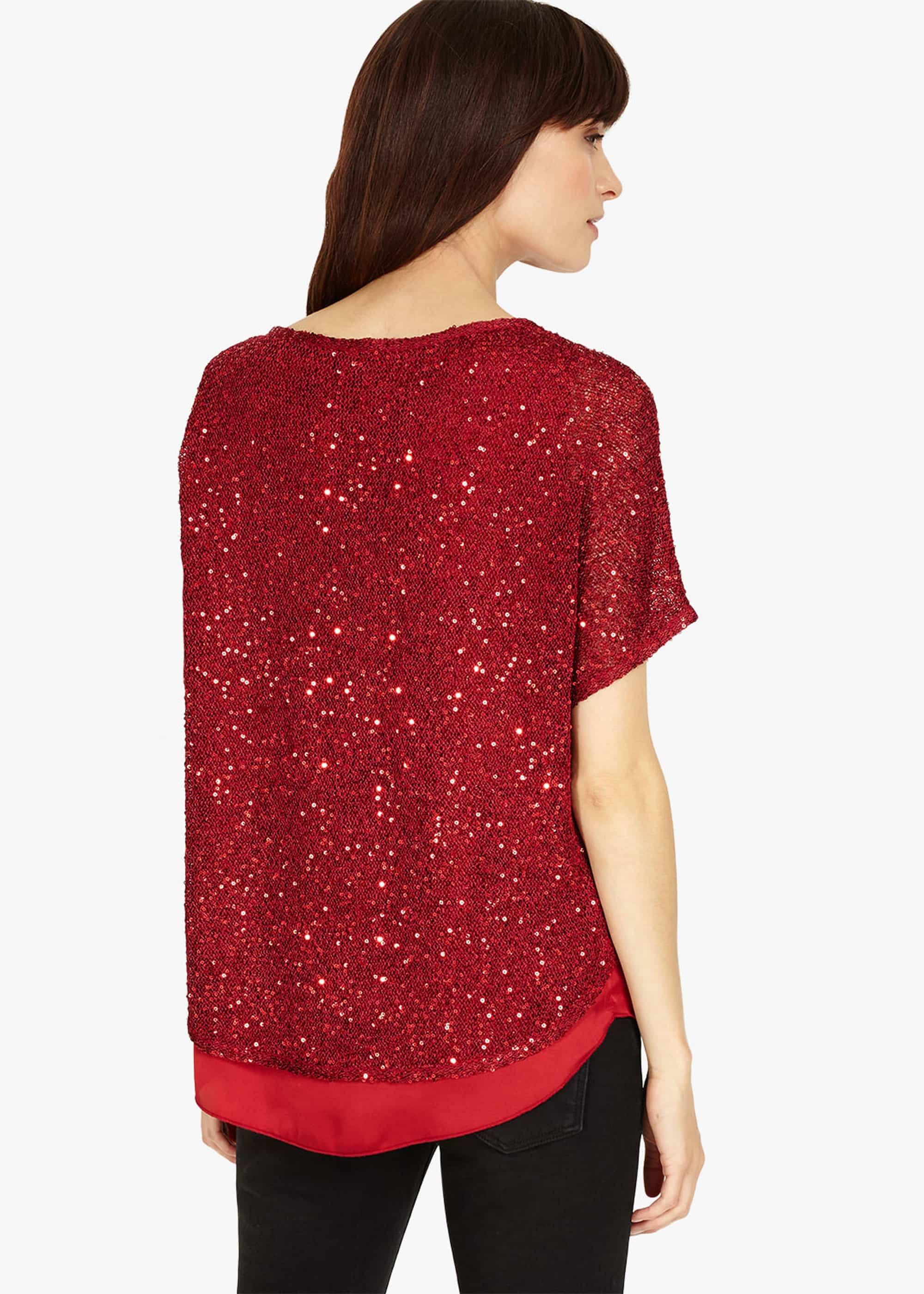 Macey Sequin Knitted Jumper