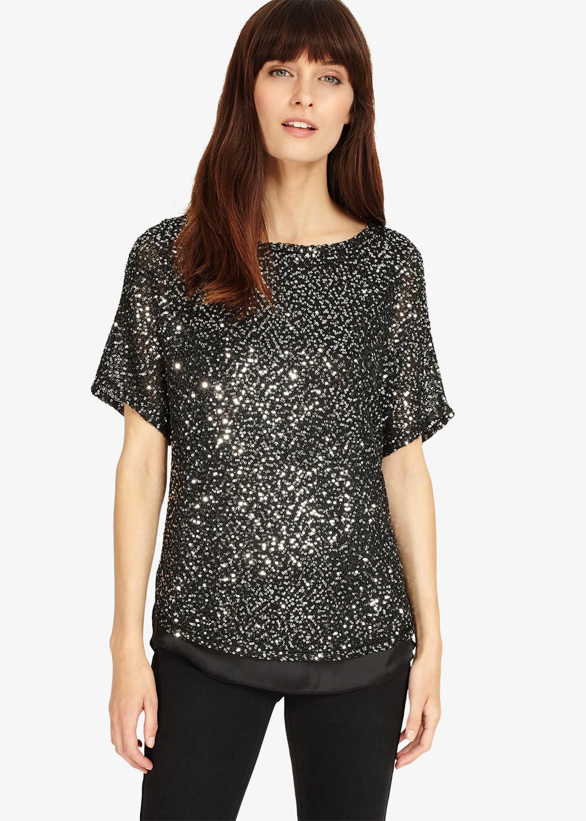 Macey Sequin Knitted Jumper