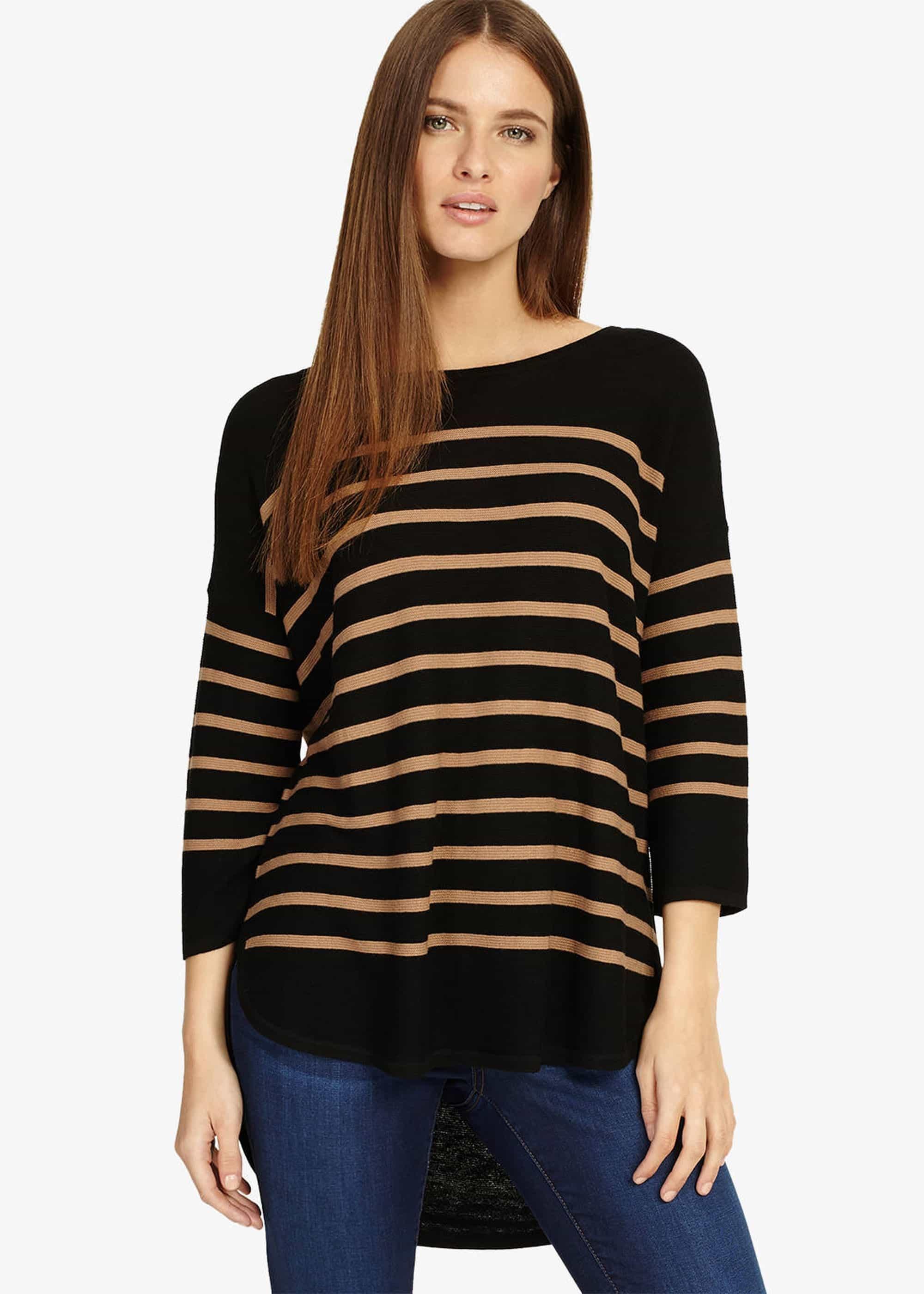 Megg Breton Stripe Knitted Jumper