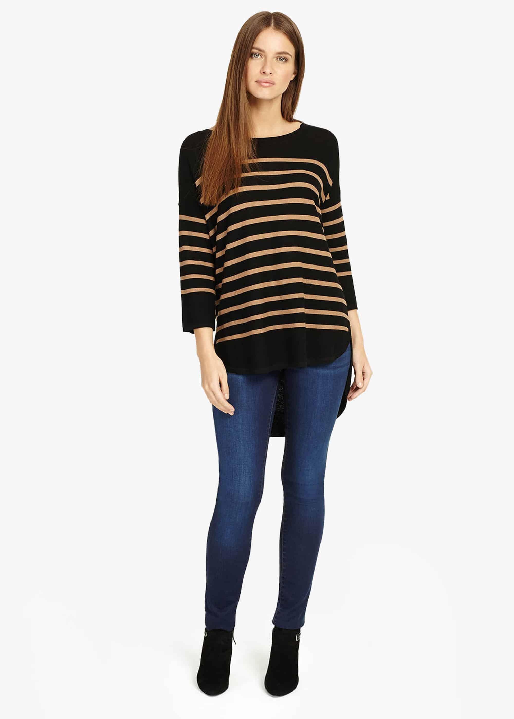 Megg Breton Stripe Knitted Jumper