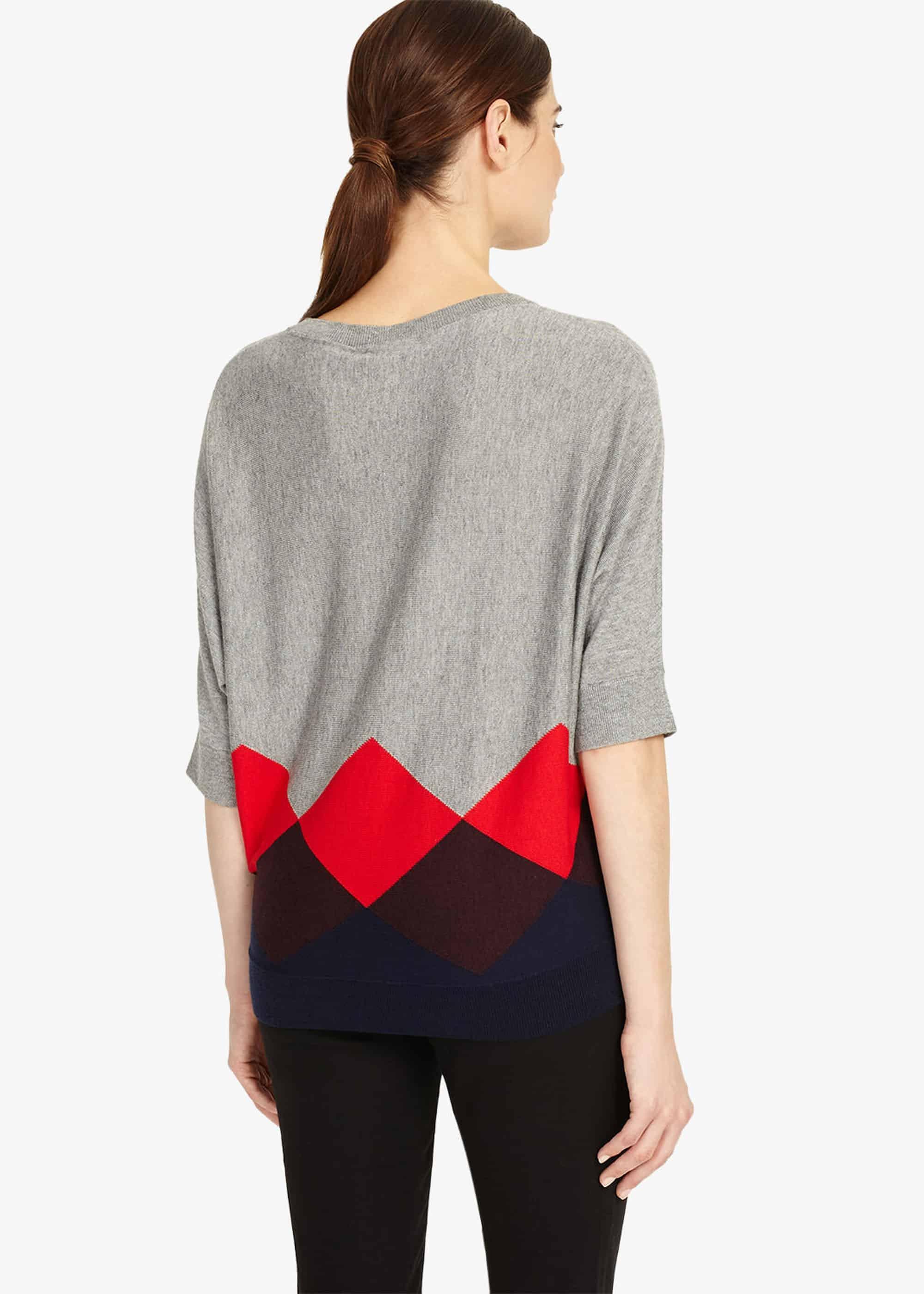 Angeletta Argyle Knitted Jumper