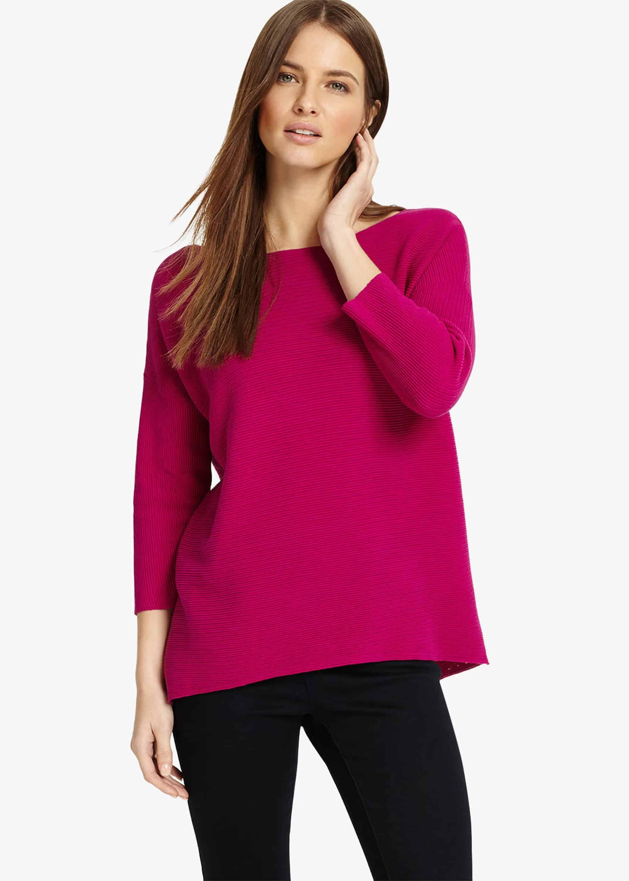 Piera Ripple Stitch Knit Top