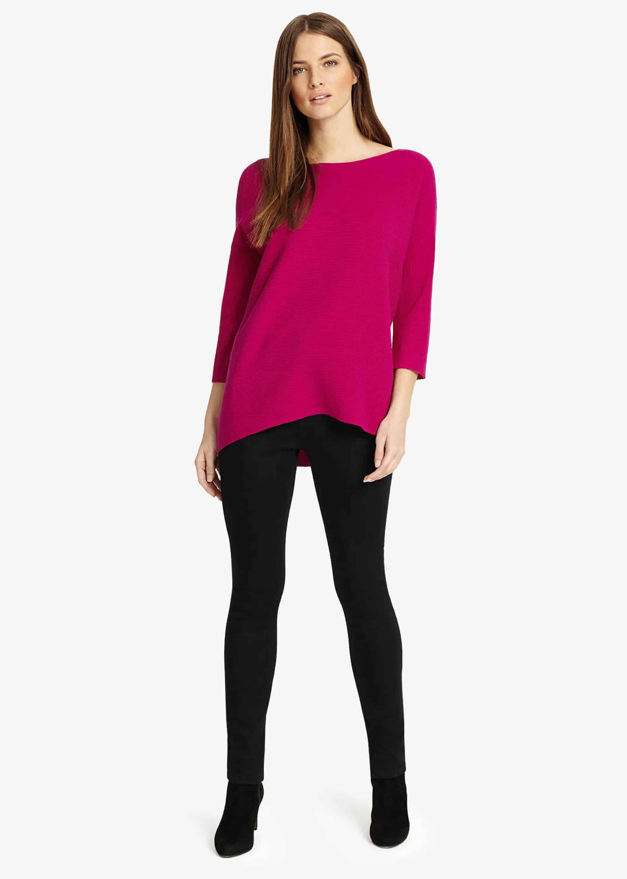 Piera Ripple Stitch Knit Top