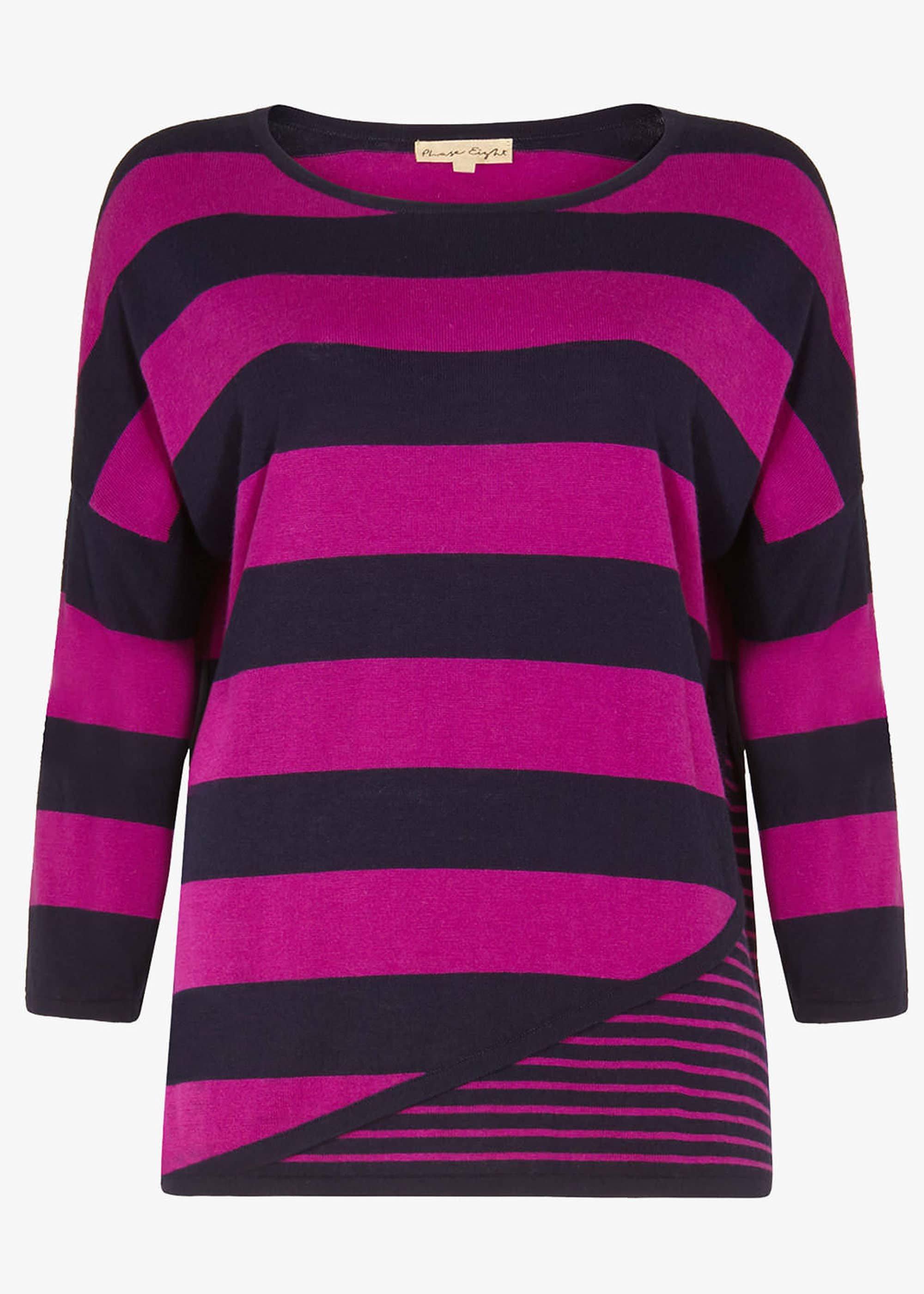 Devonna Mix Stripe Knit Top