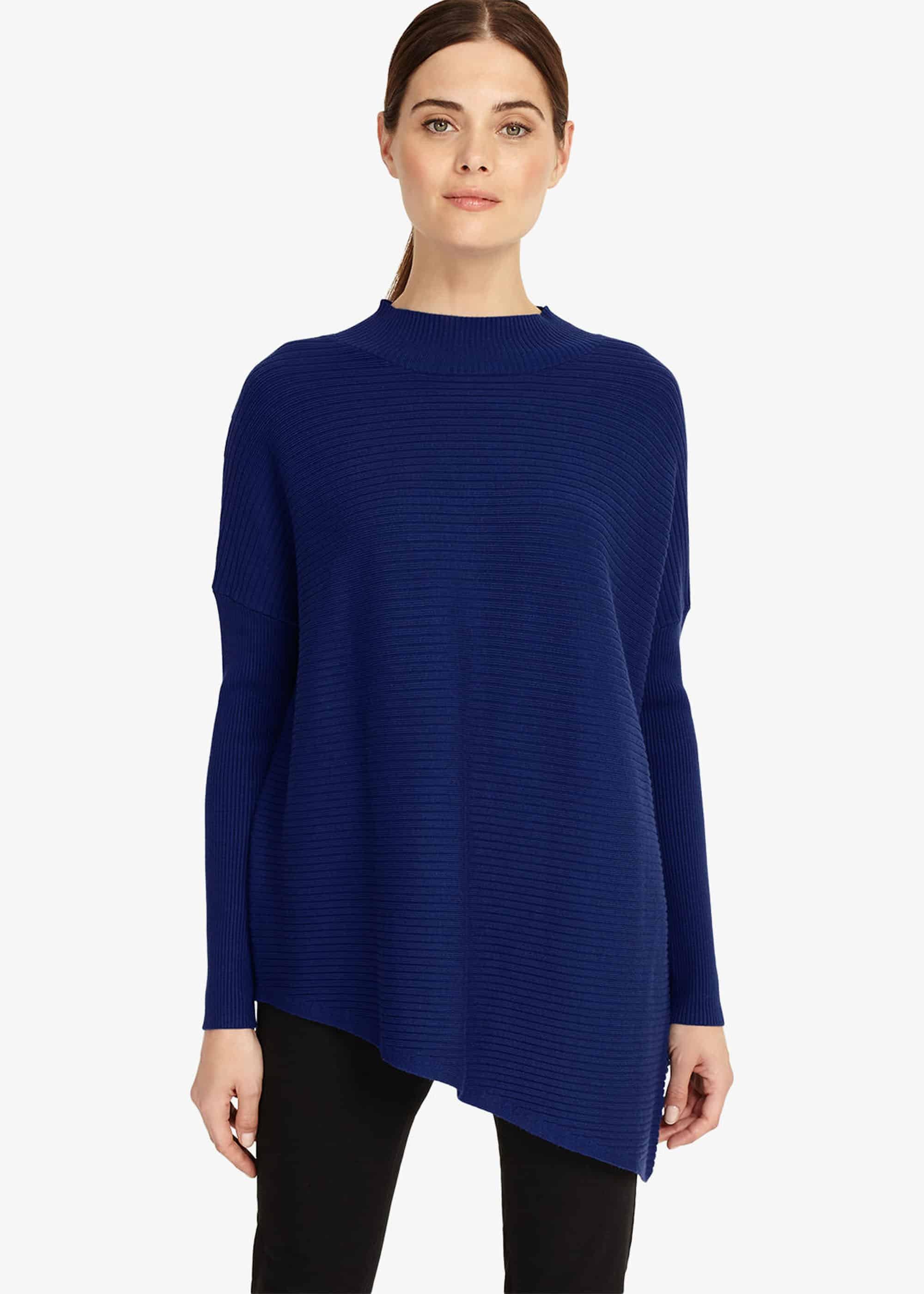 Adalie Asymmetric Chunky Knitted Jumper