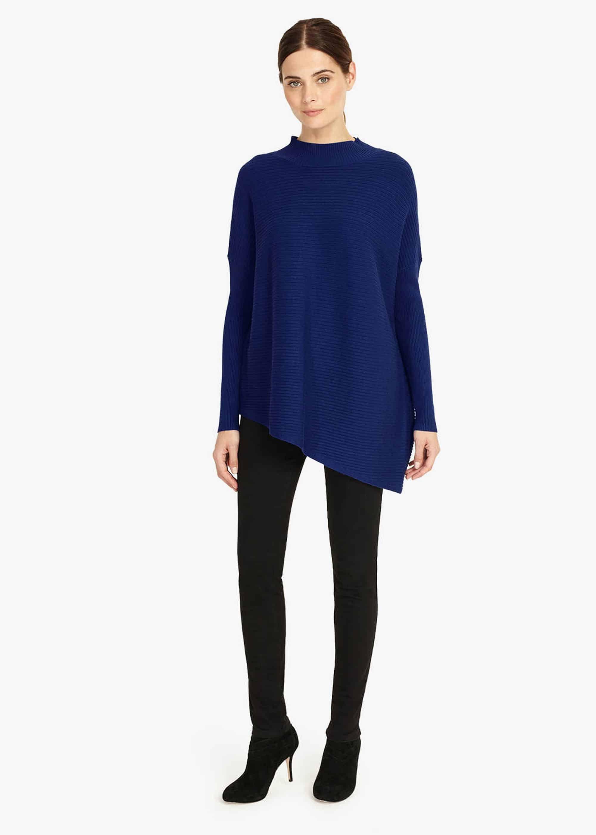 Adalie Asymmetric Chunky Knitted Jumper