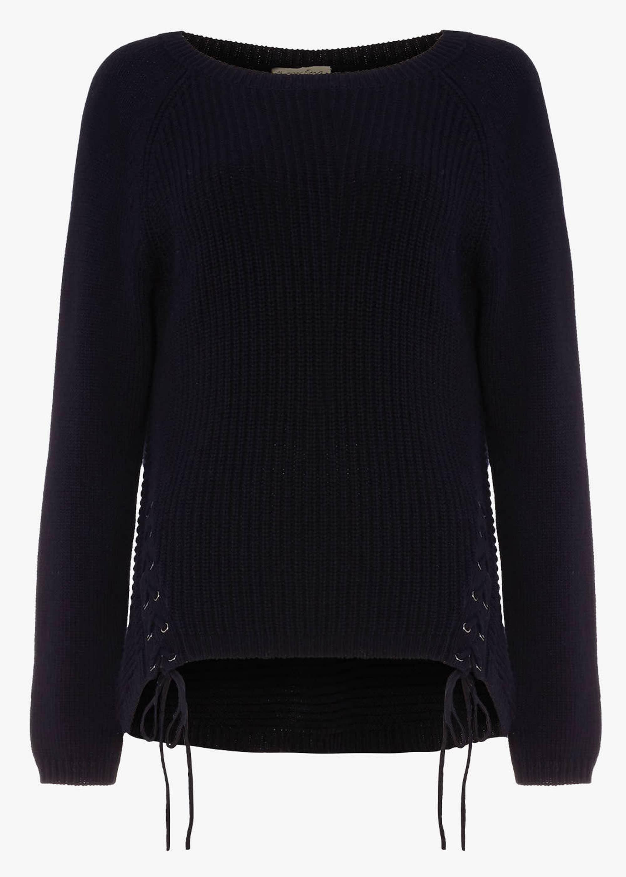 Loraina Lace Up Knitted Jumper