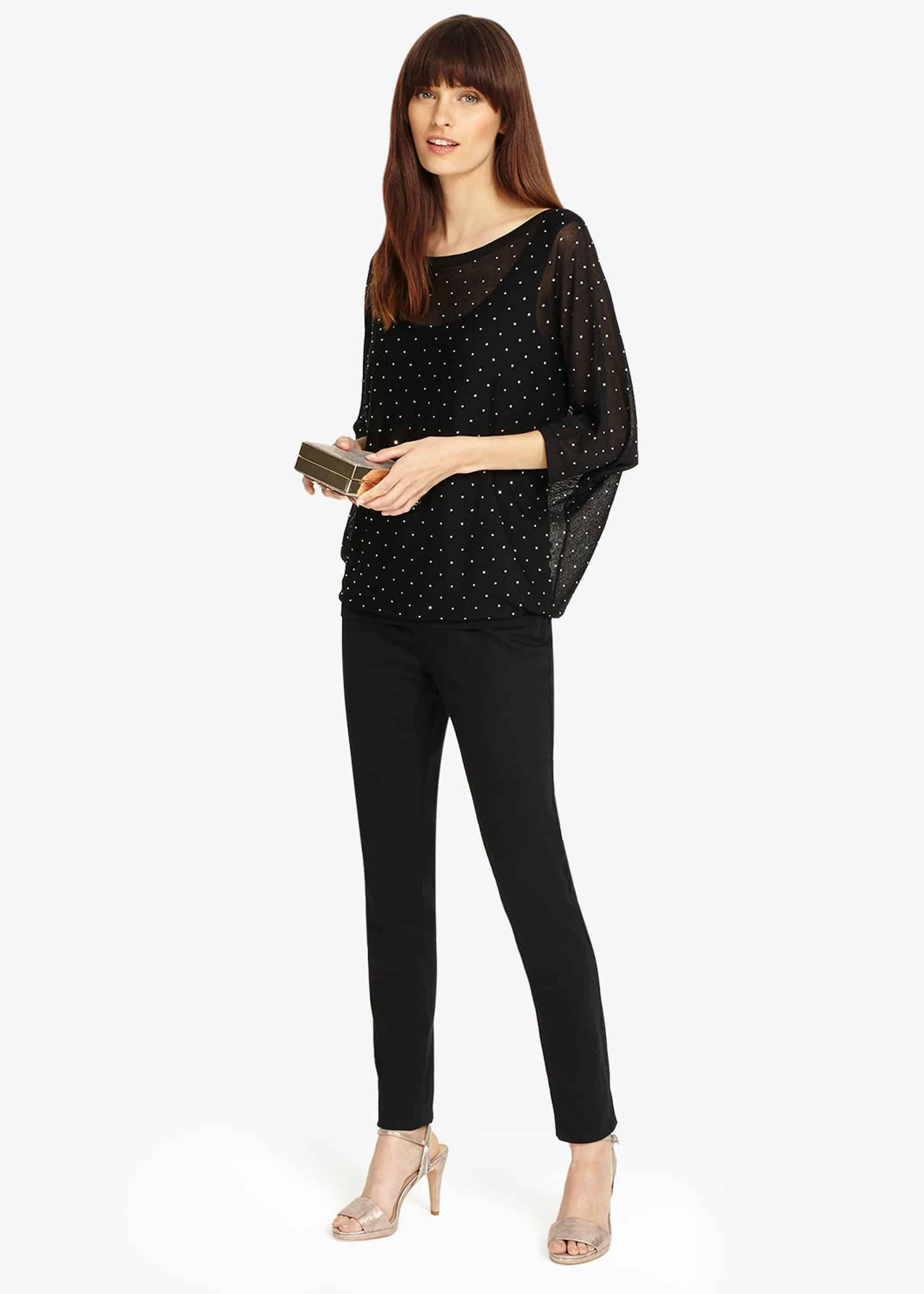 Dian Diamante Kaftan Knitted Jumper
