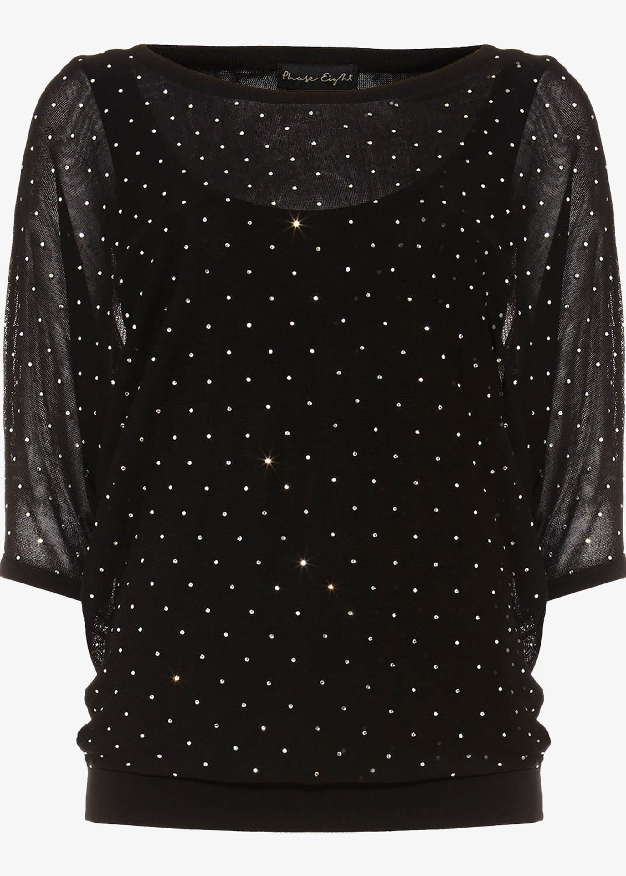 Dian Diamante Kaftan Knitted Jumper