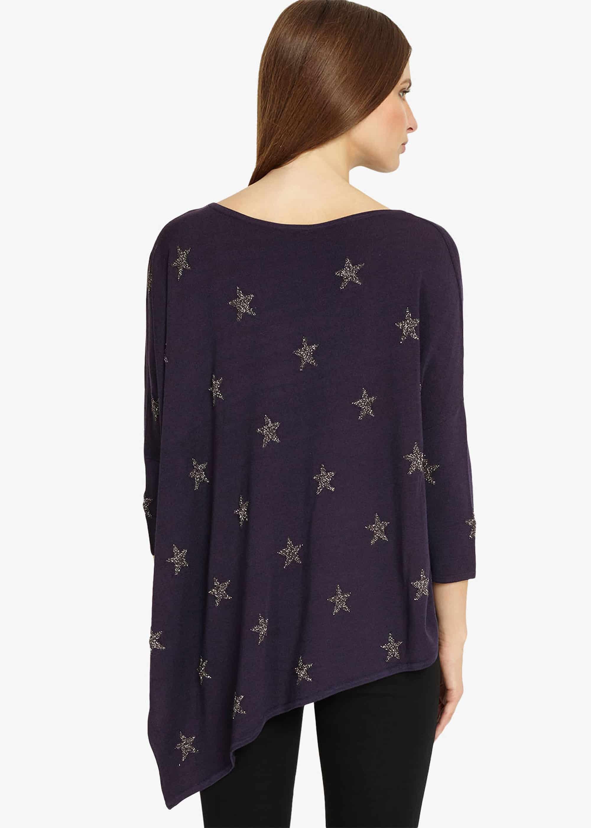 Sachi Star Asymmetric Knit Top