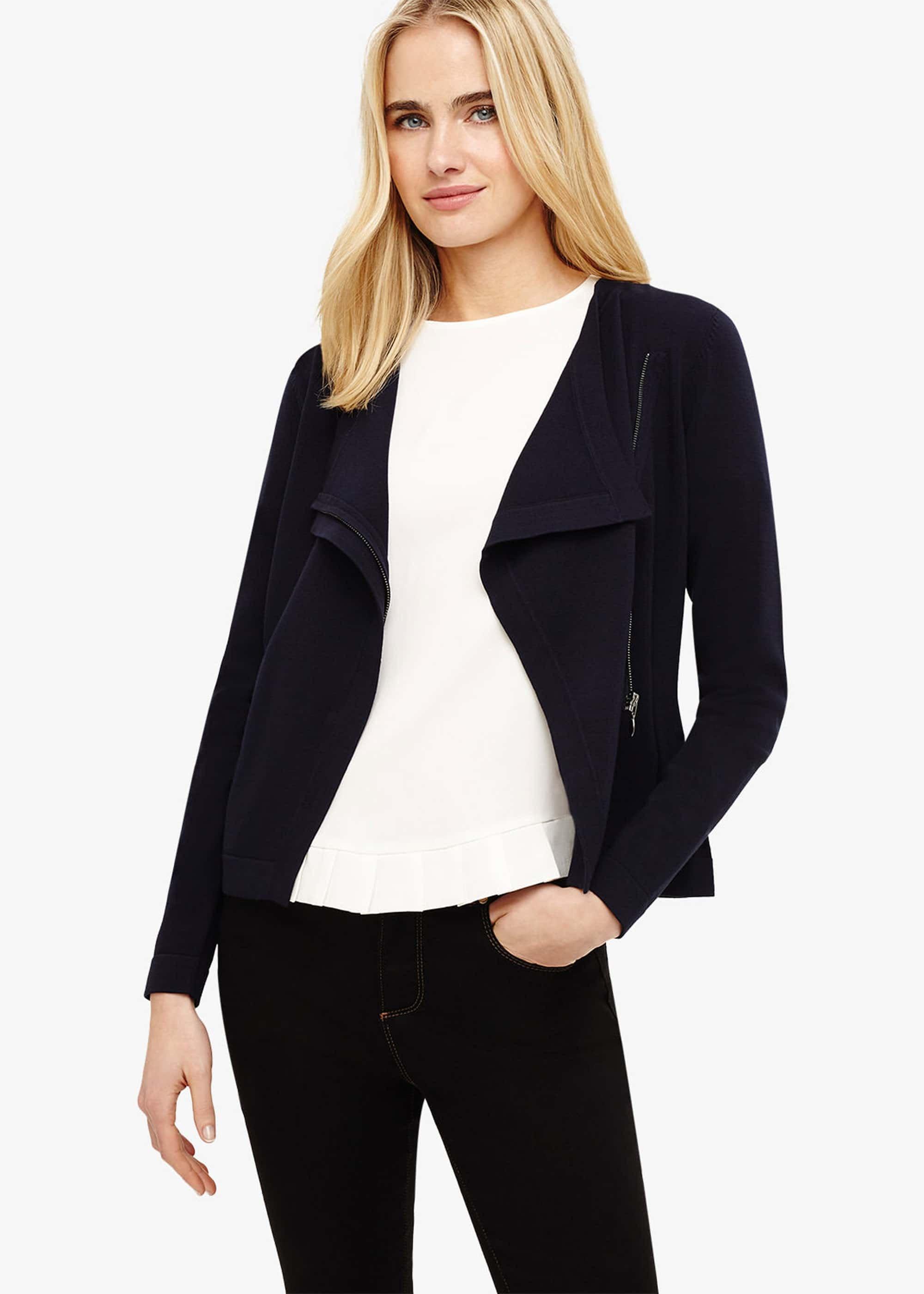Brielle Biker Knitted Cardigan