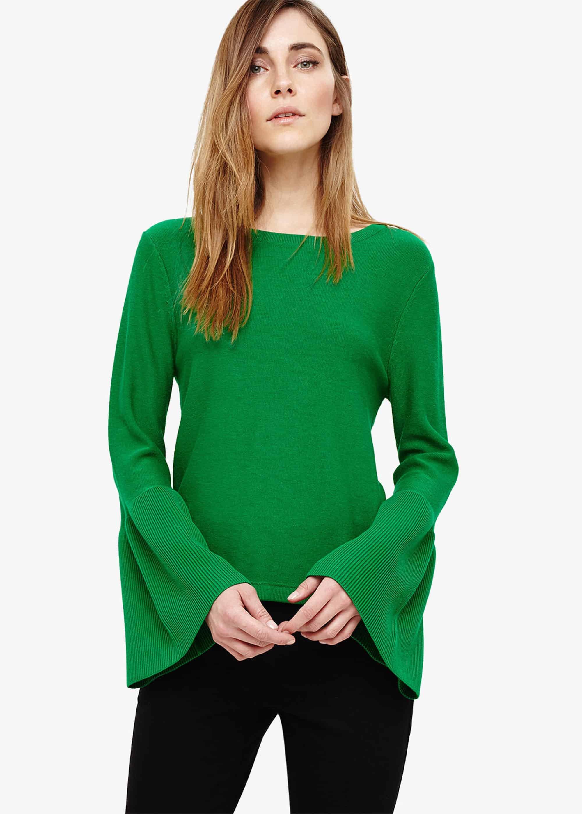 Flori Bell Sleeve Knit Top