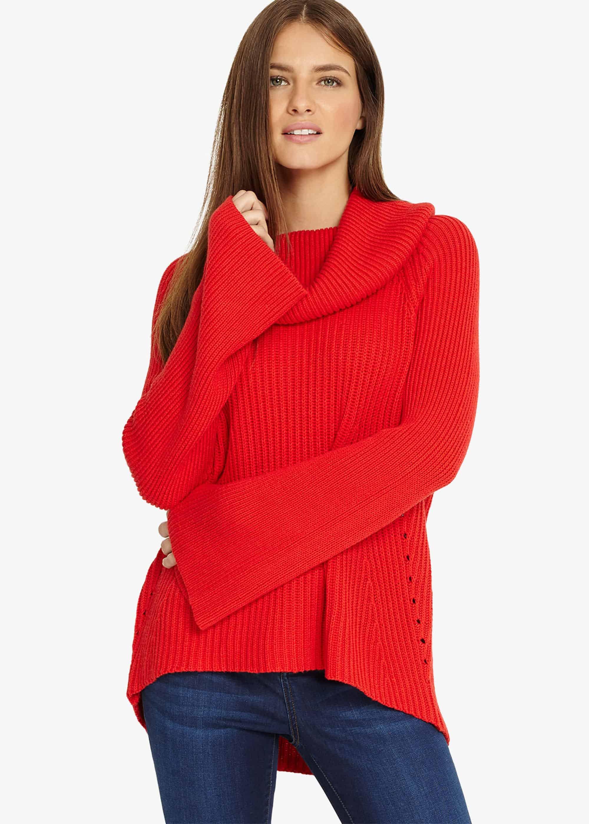 Cateline Cowl Swing Knitted Jumper