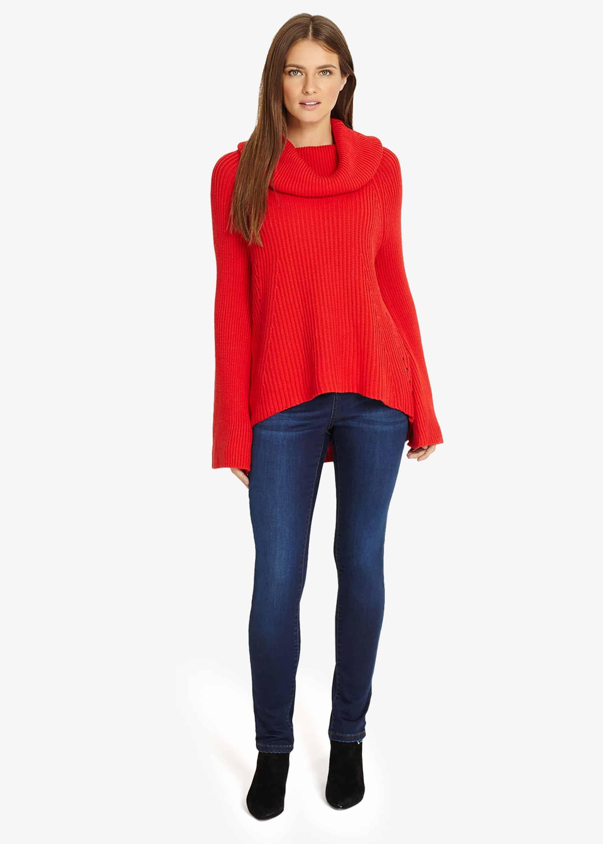 Cateline Cowl Swing Knitted Jumper