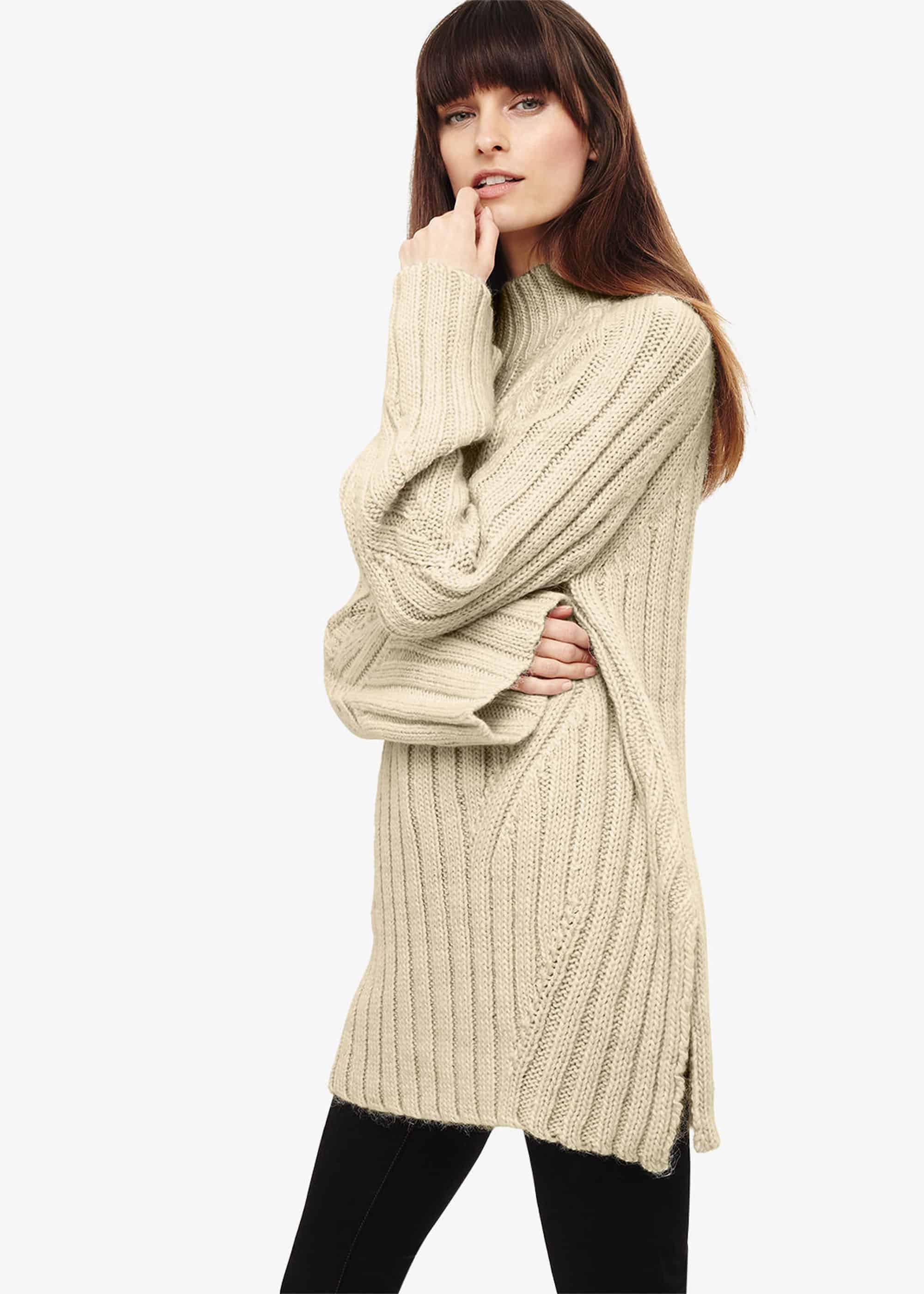 Fae Chunky Step Hem Knitted Jumper
