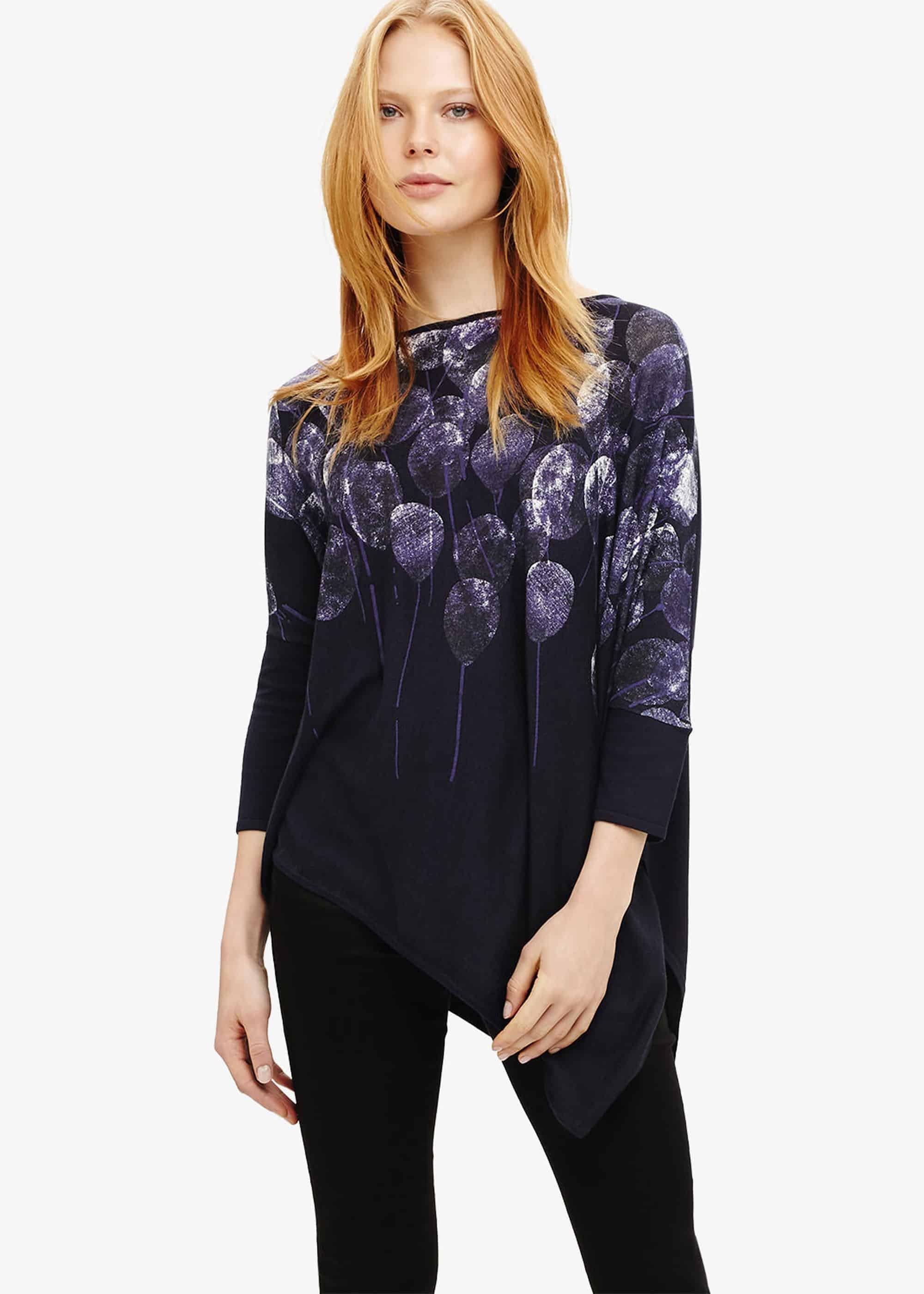 Bernice Balloon Print Knit Top