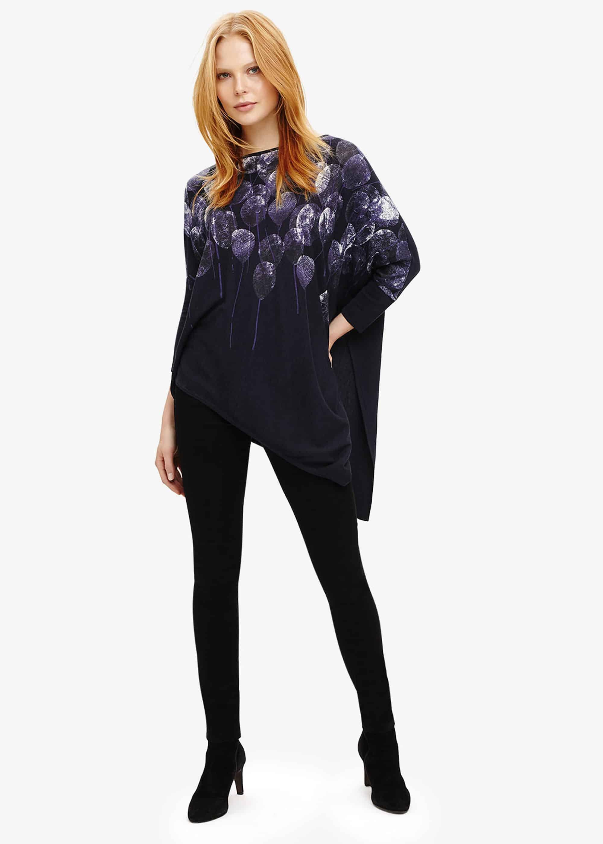 Bernice Balloon Print Knit Top