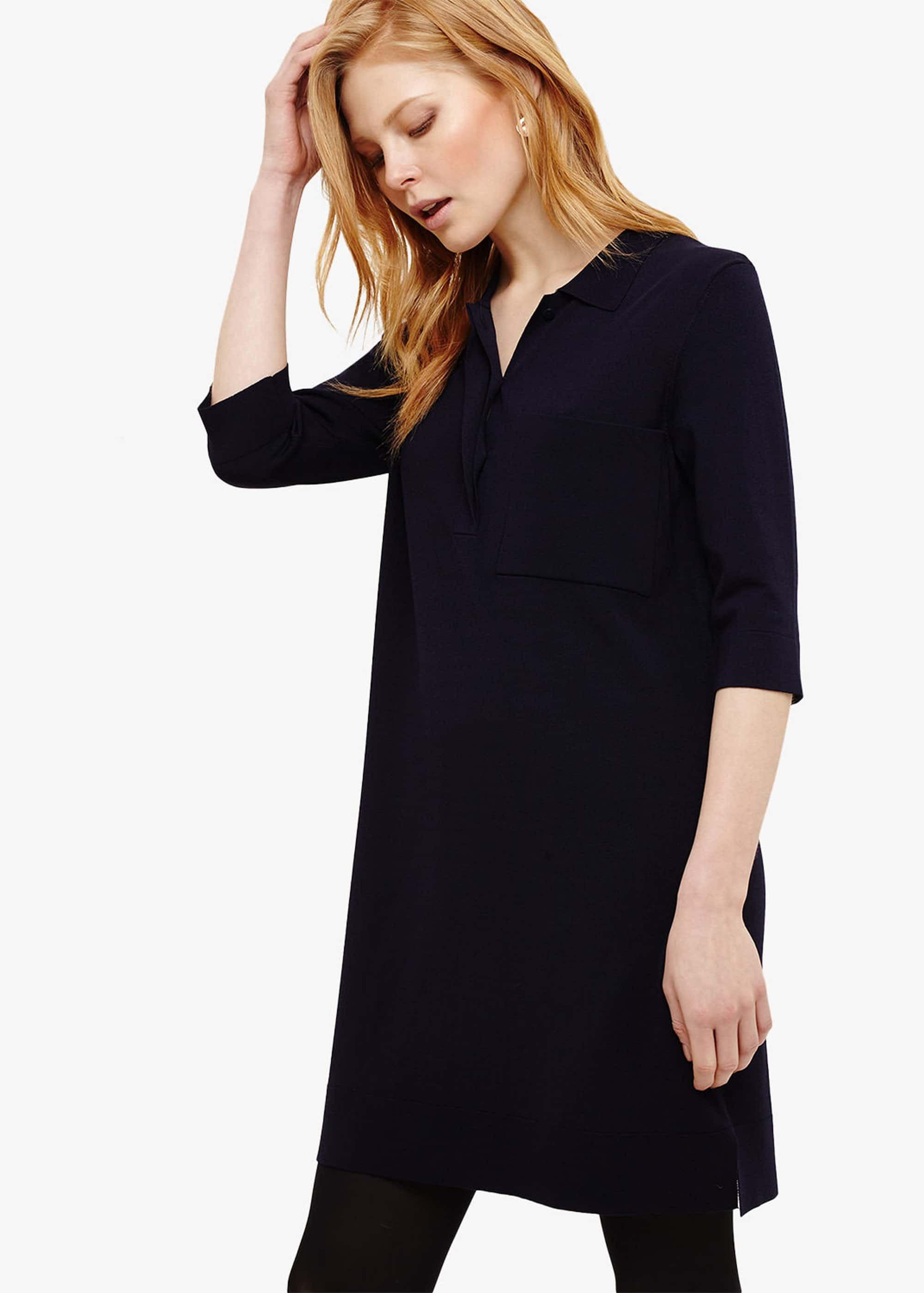 Paige Pocket Shirt Knitted Tunic