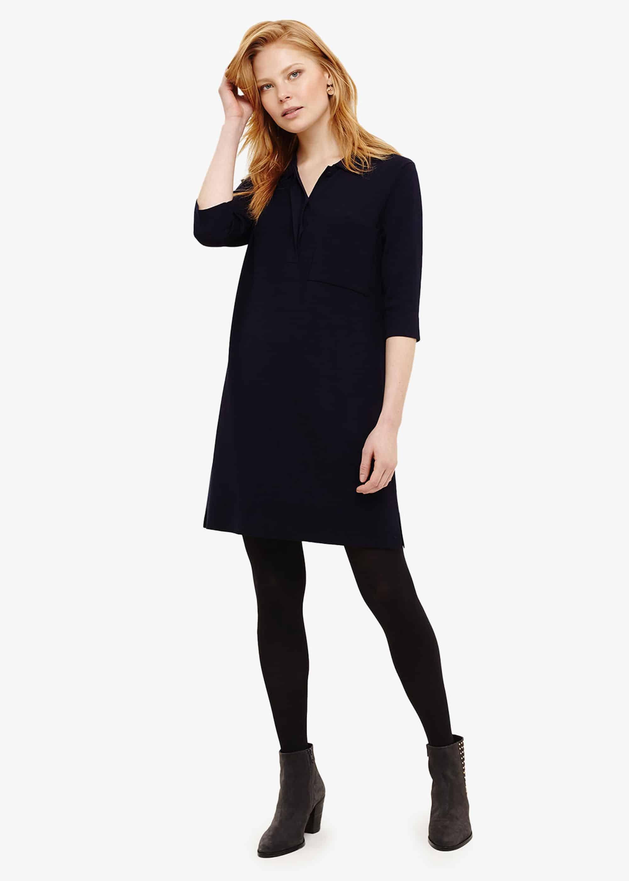 Paige Pocket Shirt Knitted Tunic