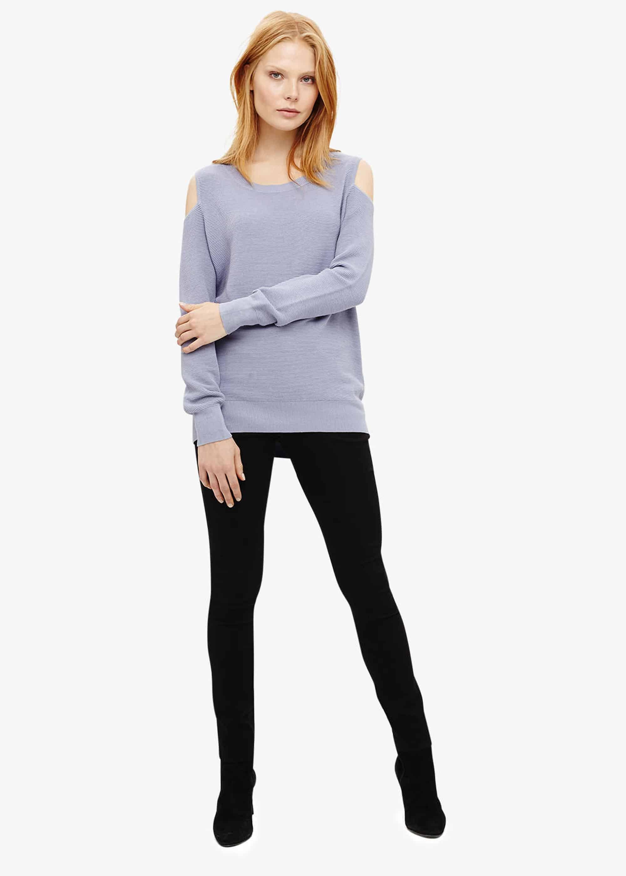 Cortney Cold Shoulder Knit Top