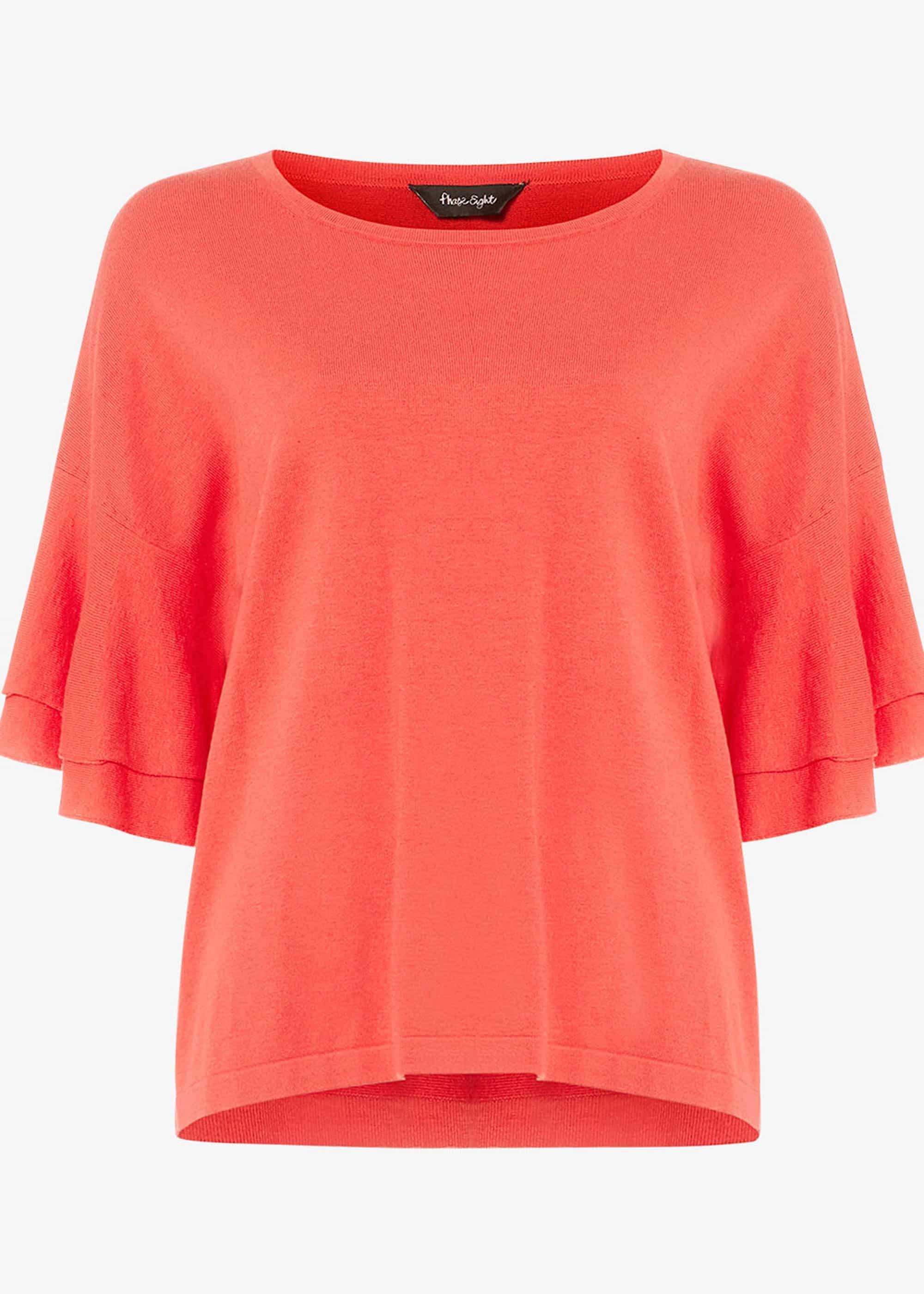 Daisi Double Frill Sleeve Knit Top