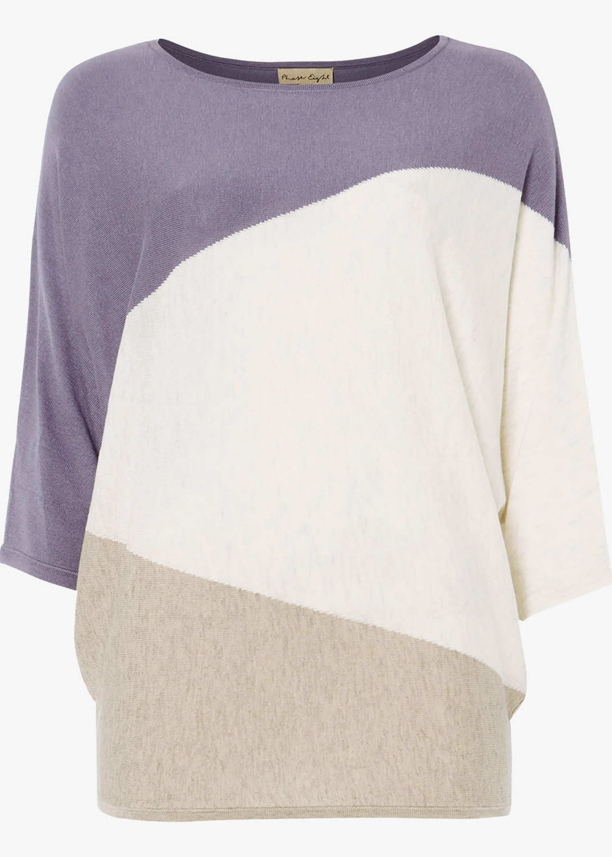 Becca Diagonal Block Knitted Top