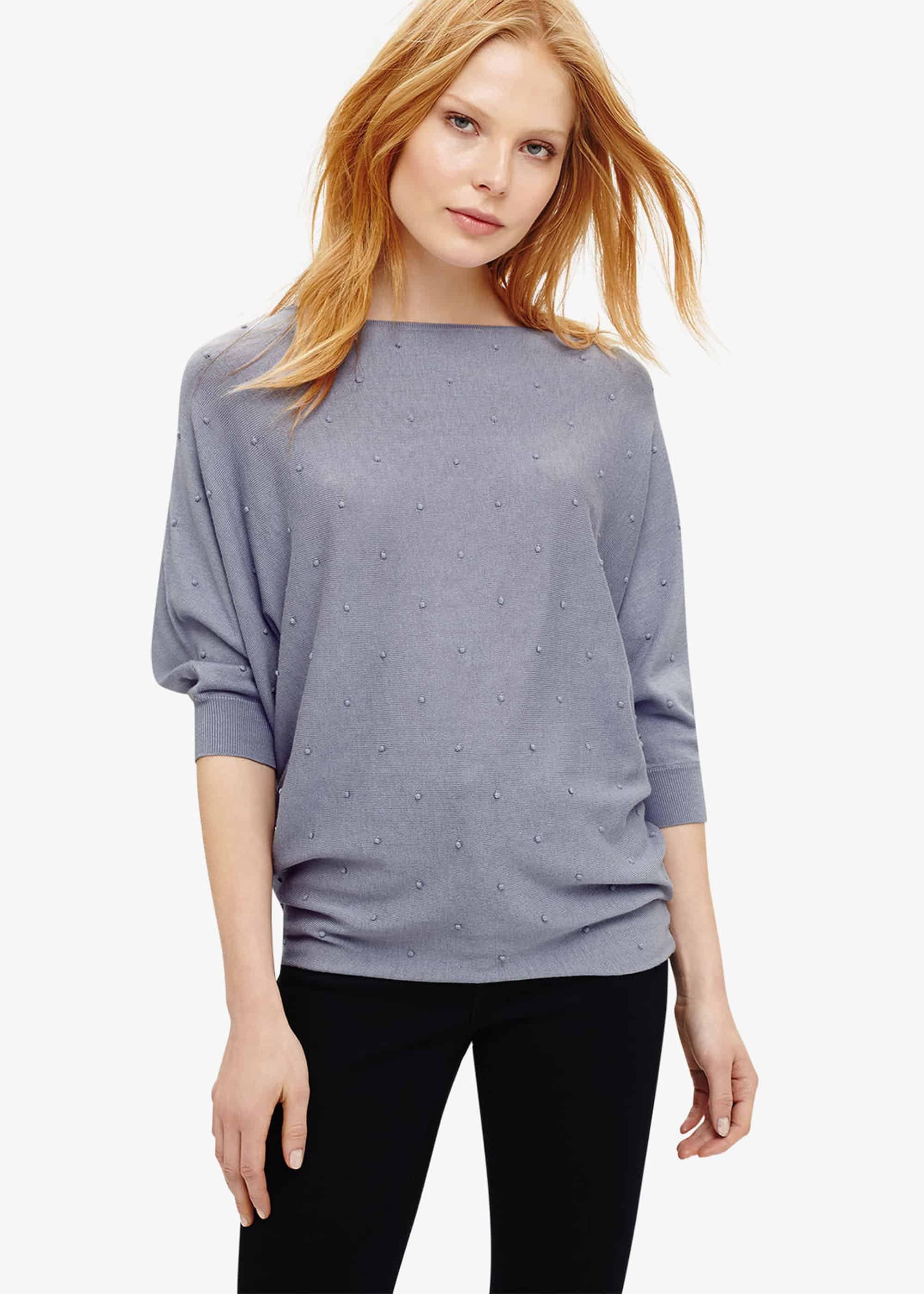 Becca Spot Stitch Knit Top
