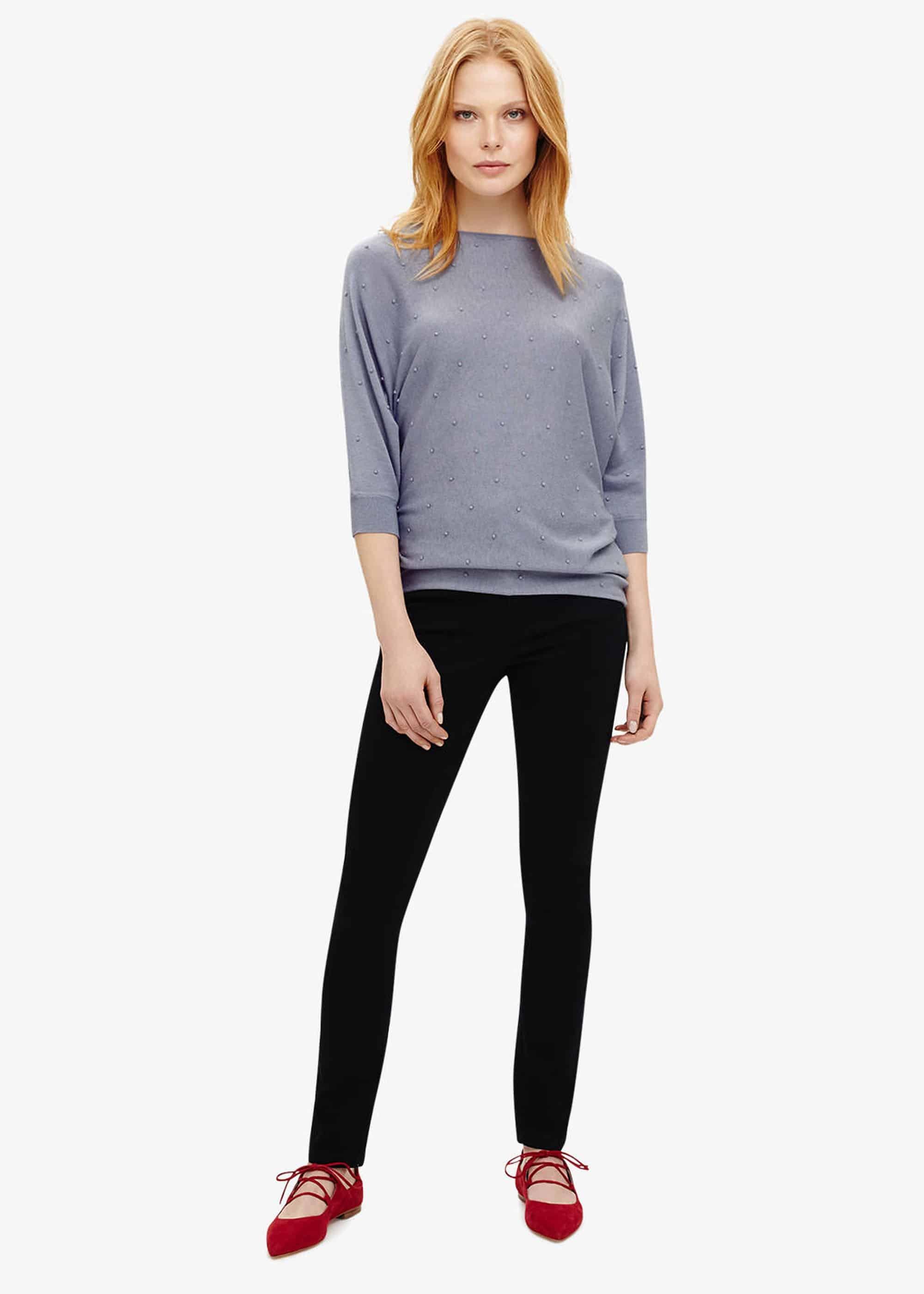 Becca Spot Stitch Knit Top