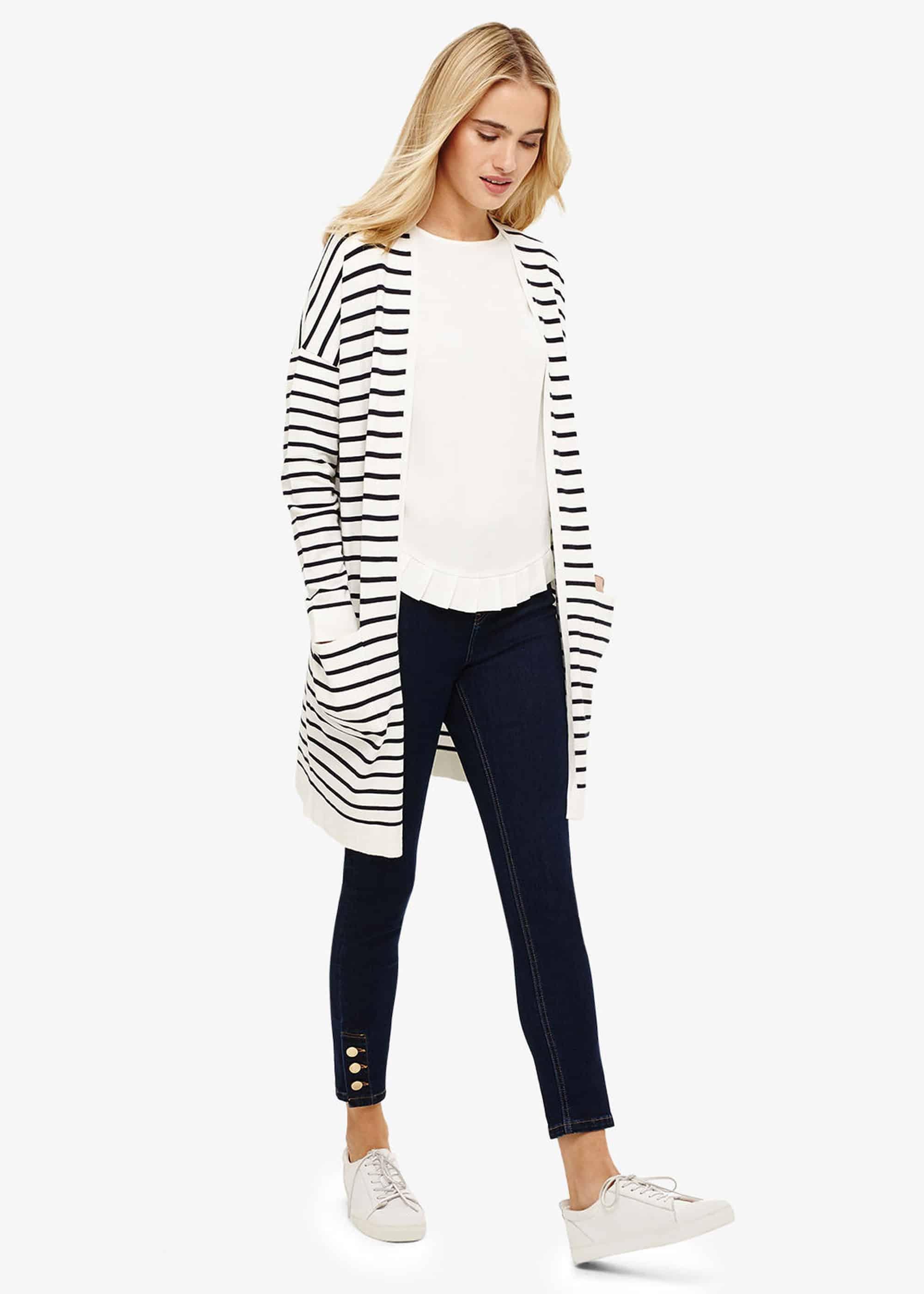 Sonya Stripe Longline Cardigan