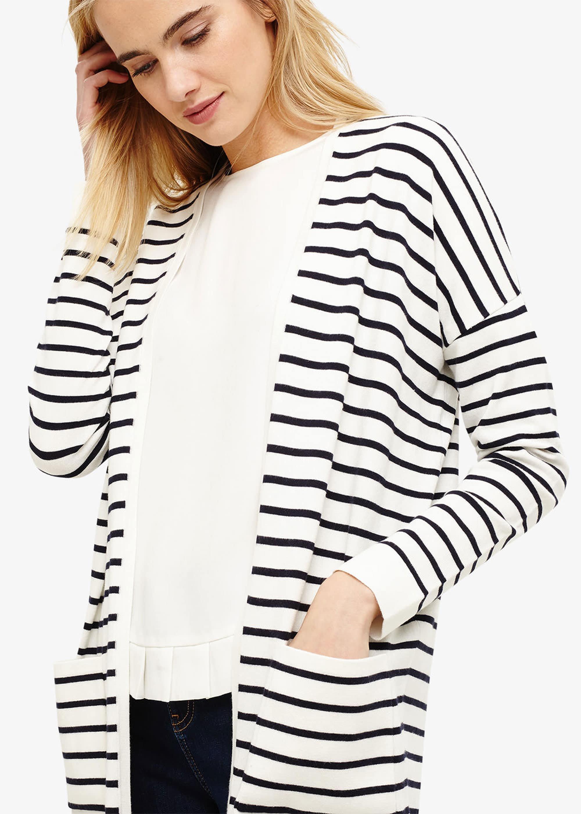 Sonya Stripe Longline Cardigan