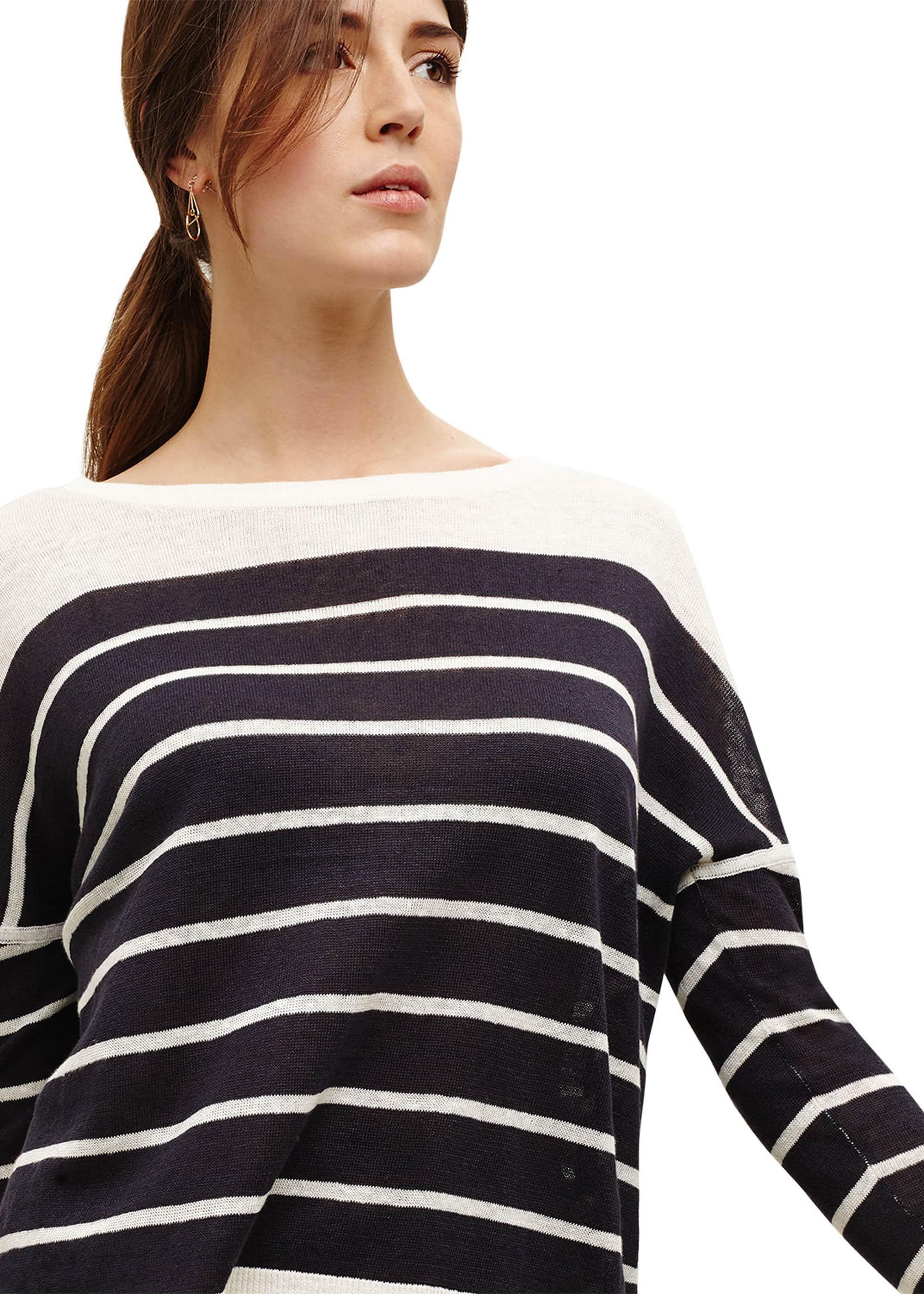 Lindsey Linen Stripe Knit Top