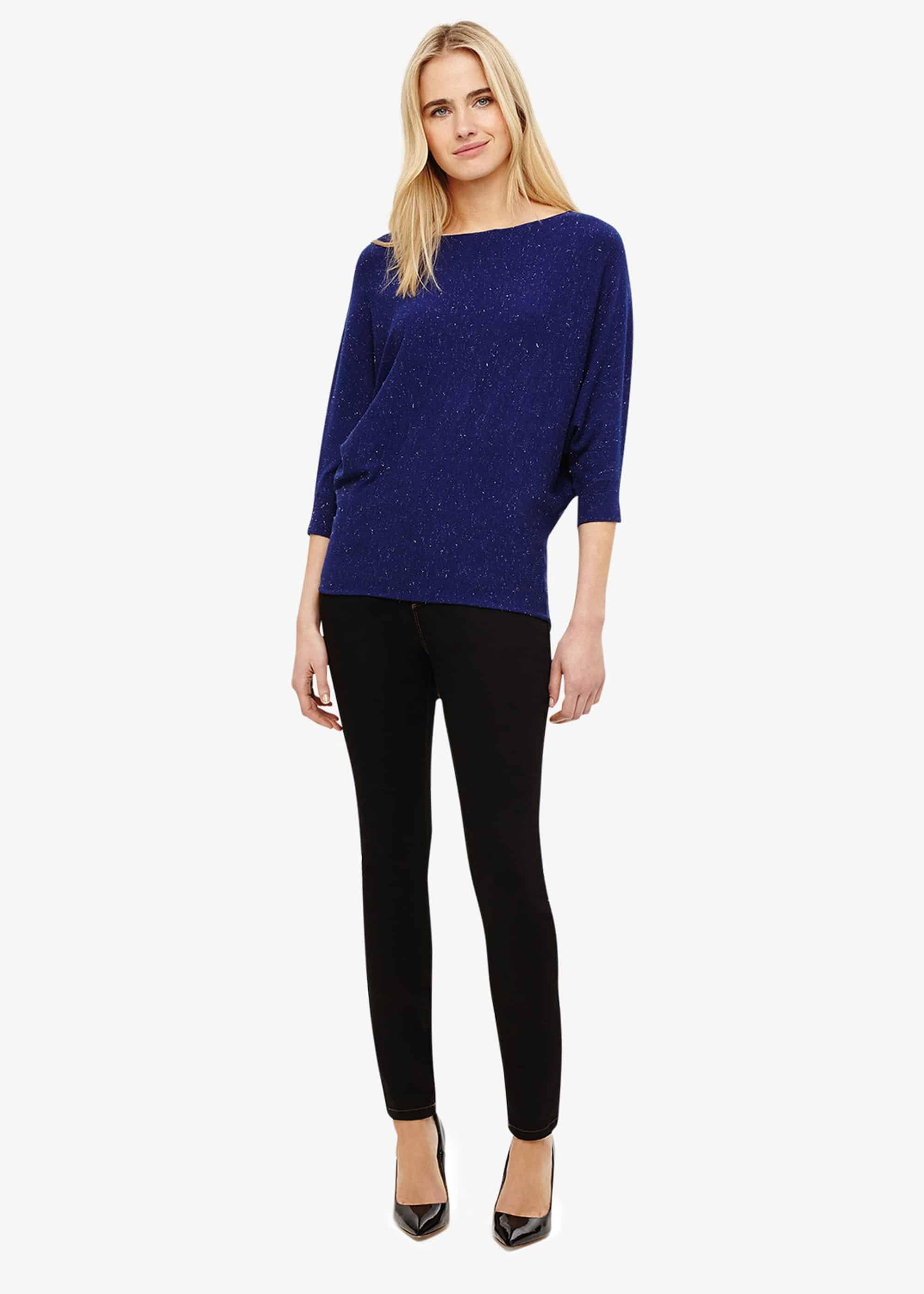 Becca Sparkle Batwing Knit Top