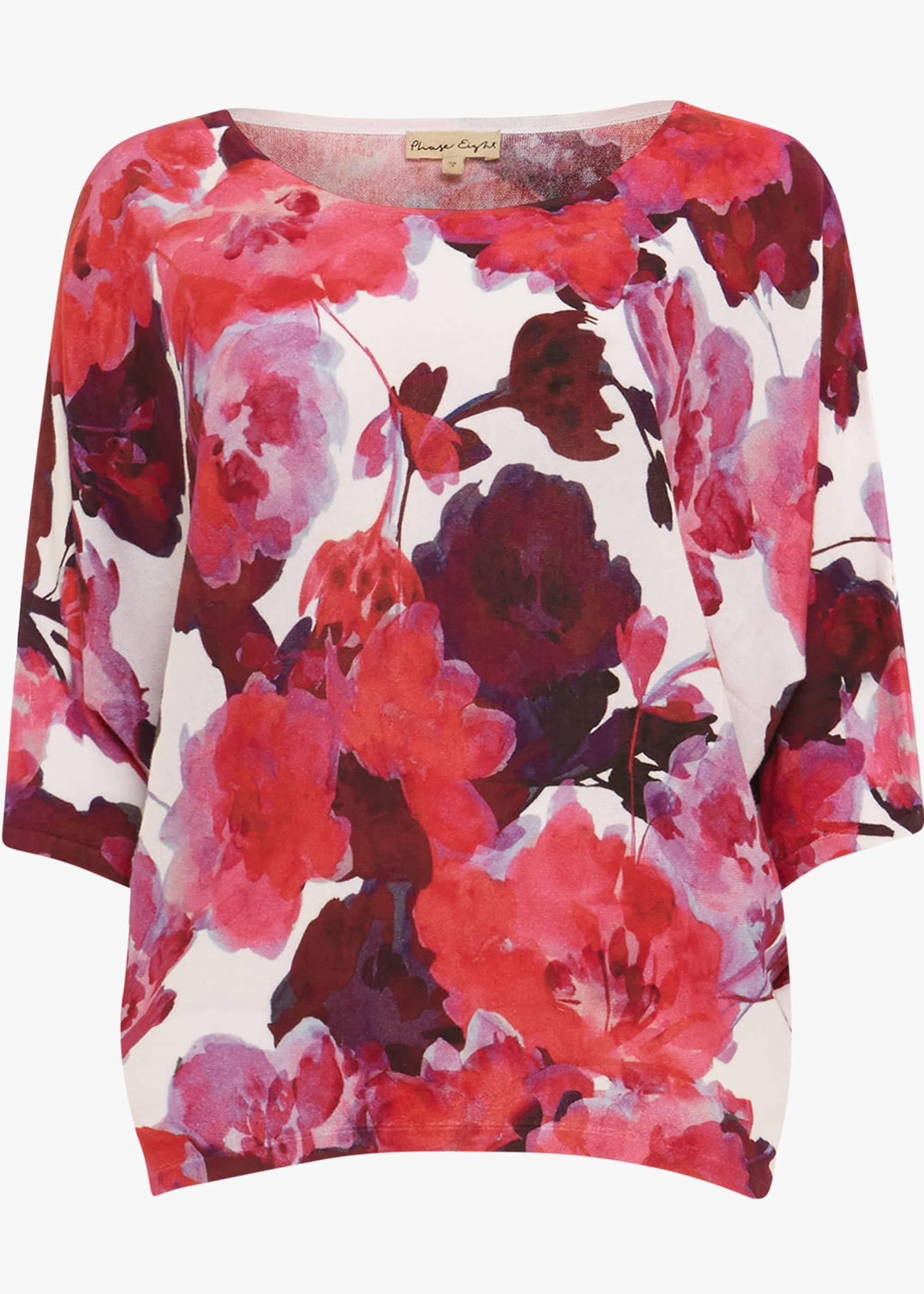 Alice Cotton Floral Print Knit Top